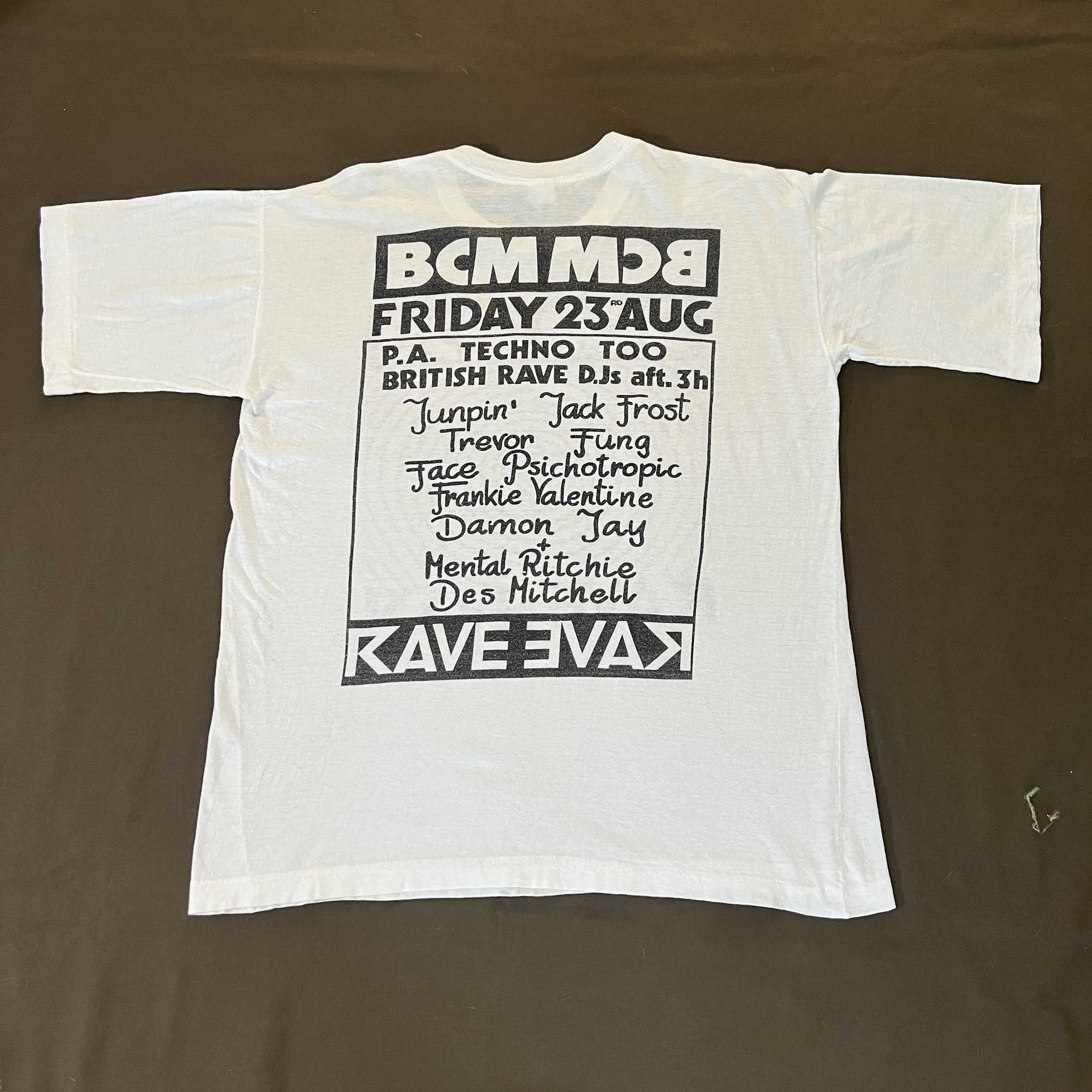 Band Tees Vintage 90s BCM RAVE Jumpin Jack Frost DJ Tee Dreamscape Size US L / EU 52-54 / 3 - 5 Thumbnail