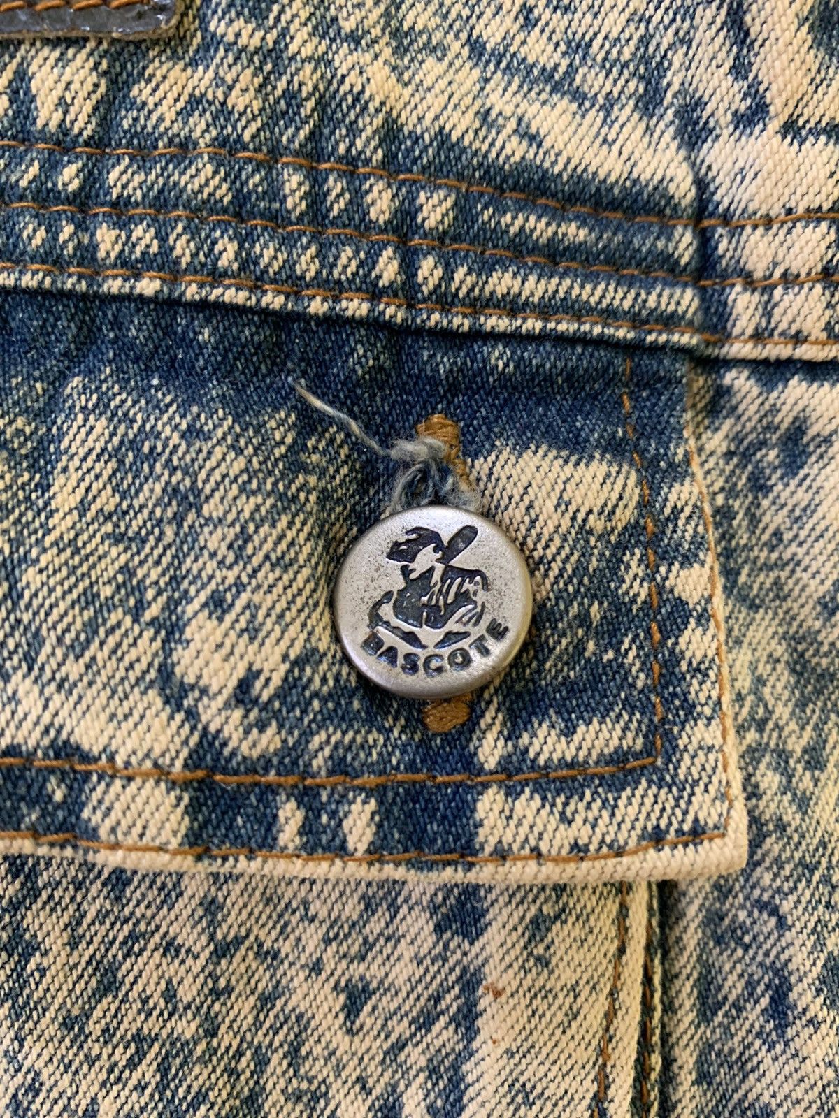 Japanese Brand × Vintage VTG 90s BASCOTE TACTICAL/HUNTING VEST BEAUTY ACID WASH JEAN Size US L / EU 52-54 / 3 - 12 Thumbnail