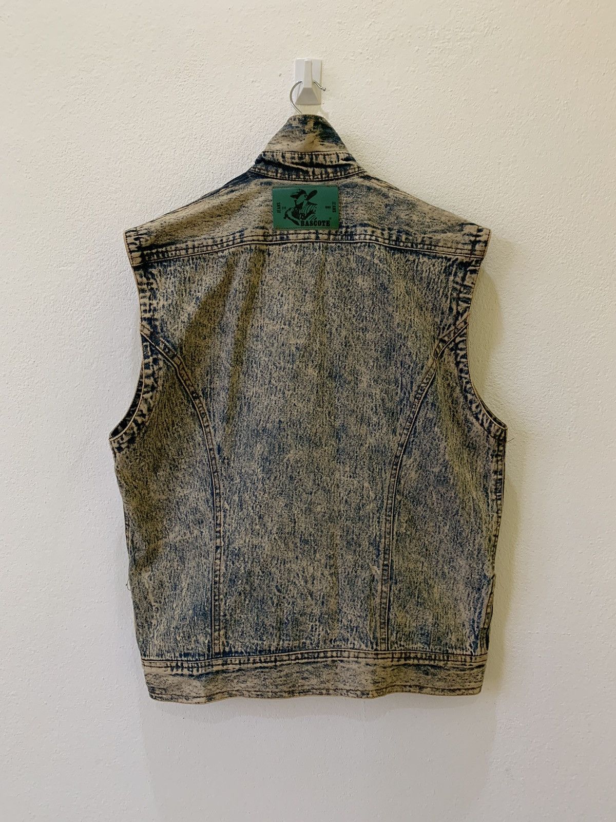 Japanese Brand × Vintage VTG 90s BASCOTE TACTICAL/HUNTING VEST BEAUTY ACID WASH JEAN Size US L / EU 52-54 / 3 - 14 Thumbnail