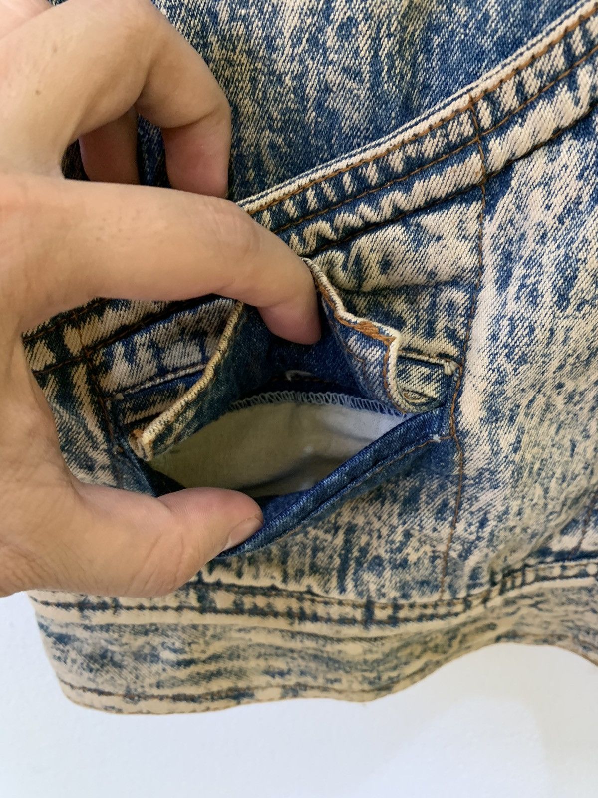 Japanese Brand × Vintage VTG 90s BASCOTE TACTICAL/HUNTING VEST BEAUTY ACID WASH JEAN Size US L / EU 52-54 / 3 - 9 Thumbnail