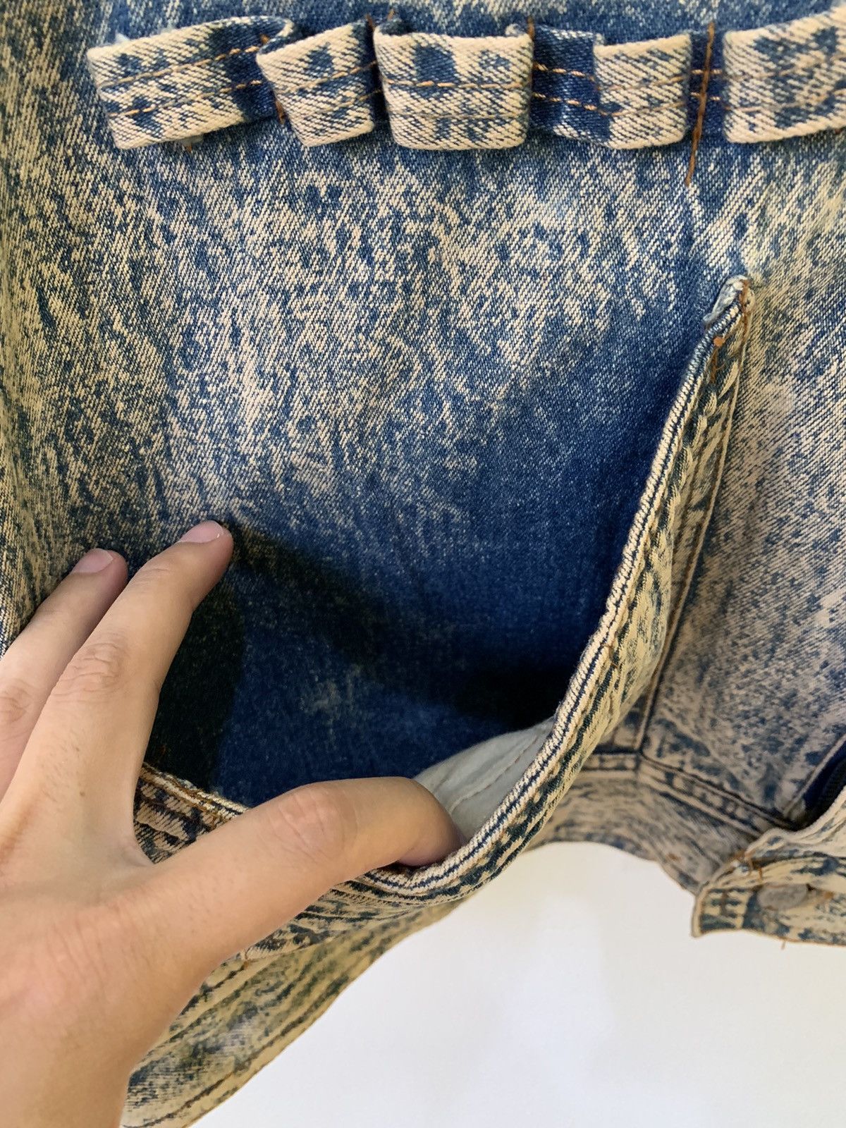Japanese Brand × Vintage VTG 90s BASCOTE TACTICAL/HUNTING VEST BEAUTY ACID WASH JEAN Size US L / EU 52-54 / 3 - 7 Thumbnail