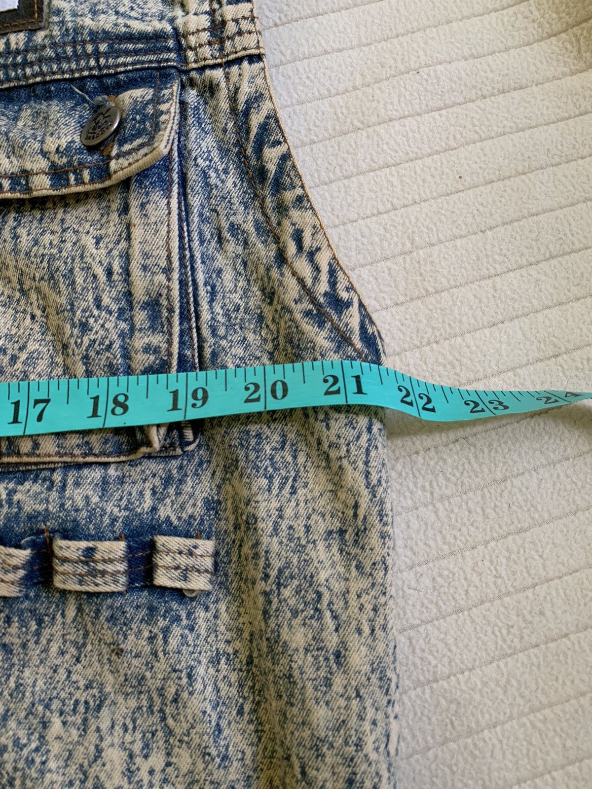 Japanese Brand × Vintage VTG 90s BASCOTE TACTICAL/HUNTING VEST BEAUTY ACID WASH JEAN Size US L / EU 52-54 / 3 - 18 Thumbnail
