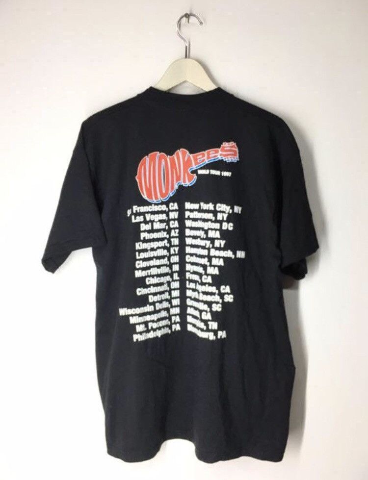 Band Tees Vintage 90s Monkees british pop rock band world tour 1997 Size US XL / EU 56 / 4 - 2 Thumbnail
