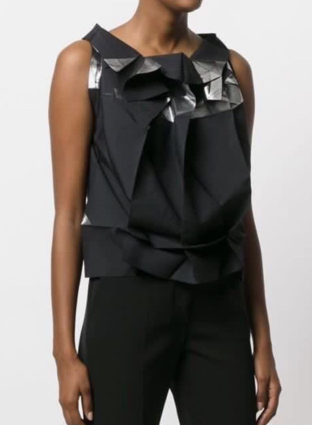 Issey Miyake Rare! Issey Miyake line 132 5. 2D to 3D cutting foil Top Size M / US 6-8 / IT 42-44 - 9 Thumbnail