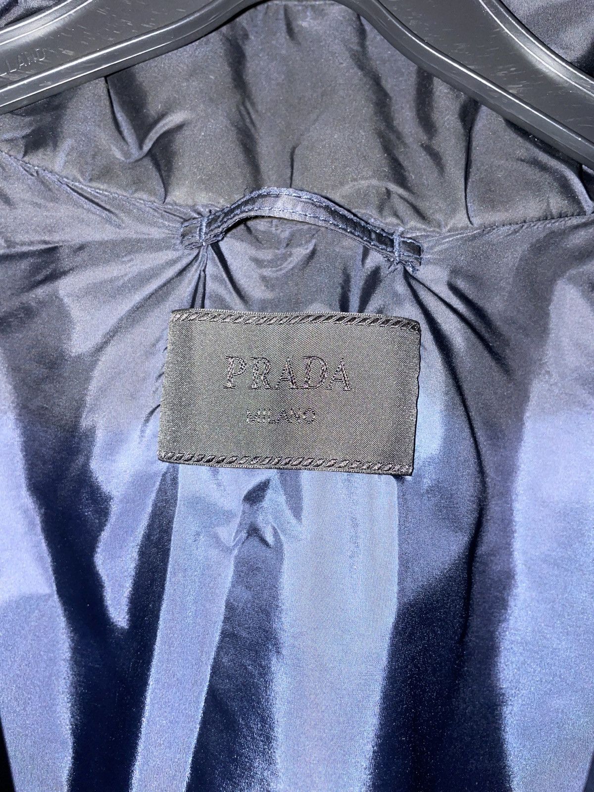 Prada Nylon Jacket Nylon Marine Blue