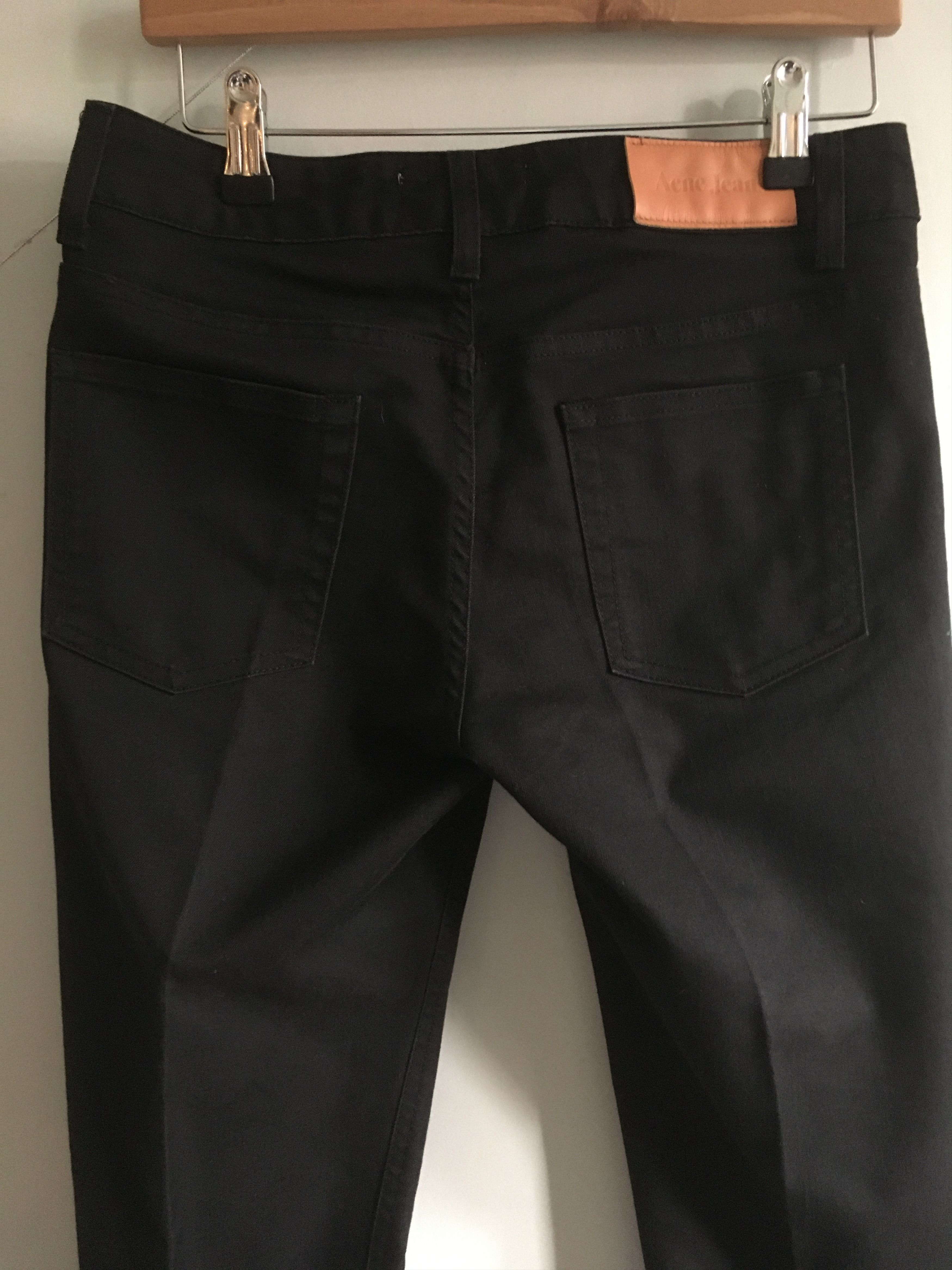 Acne Studios Acne Studios Hex Black Lips Black Denim Trouser 28 Size US 28 / EU 44 - 6 Thumbnail