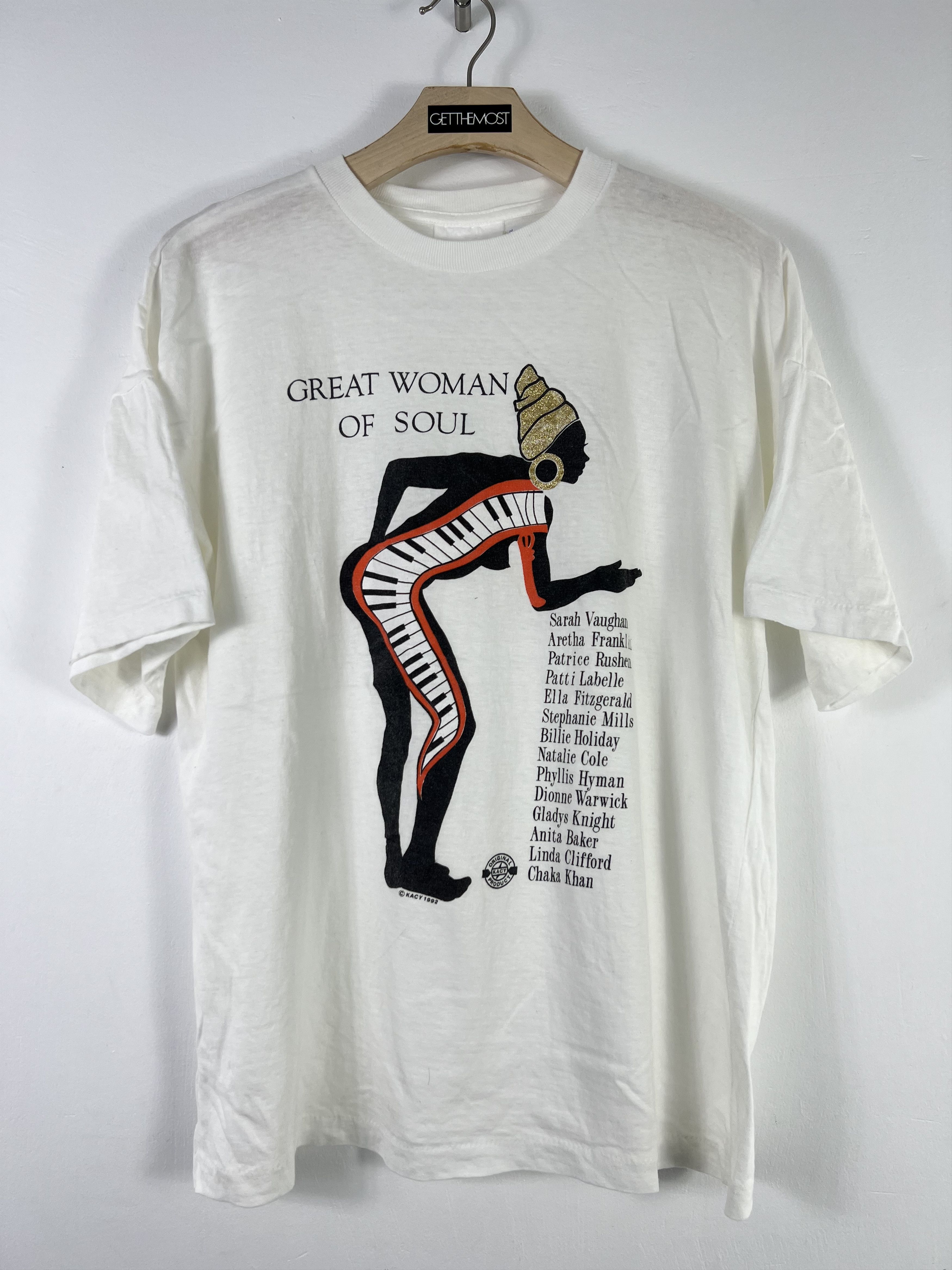 Band Tees Vintage 90s Great Woman Of Soul Band tee (L) GTMD165 Size US L / EU 52-54 / 3 - 1 Thumbnail