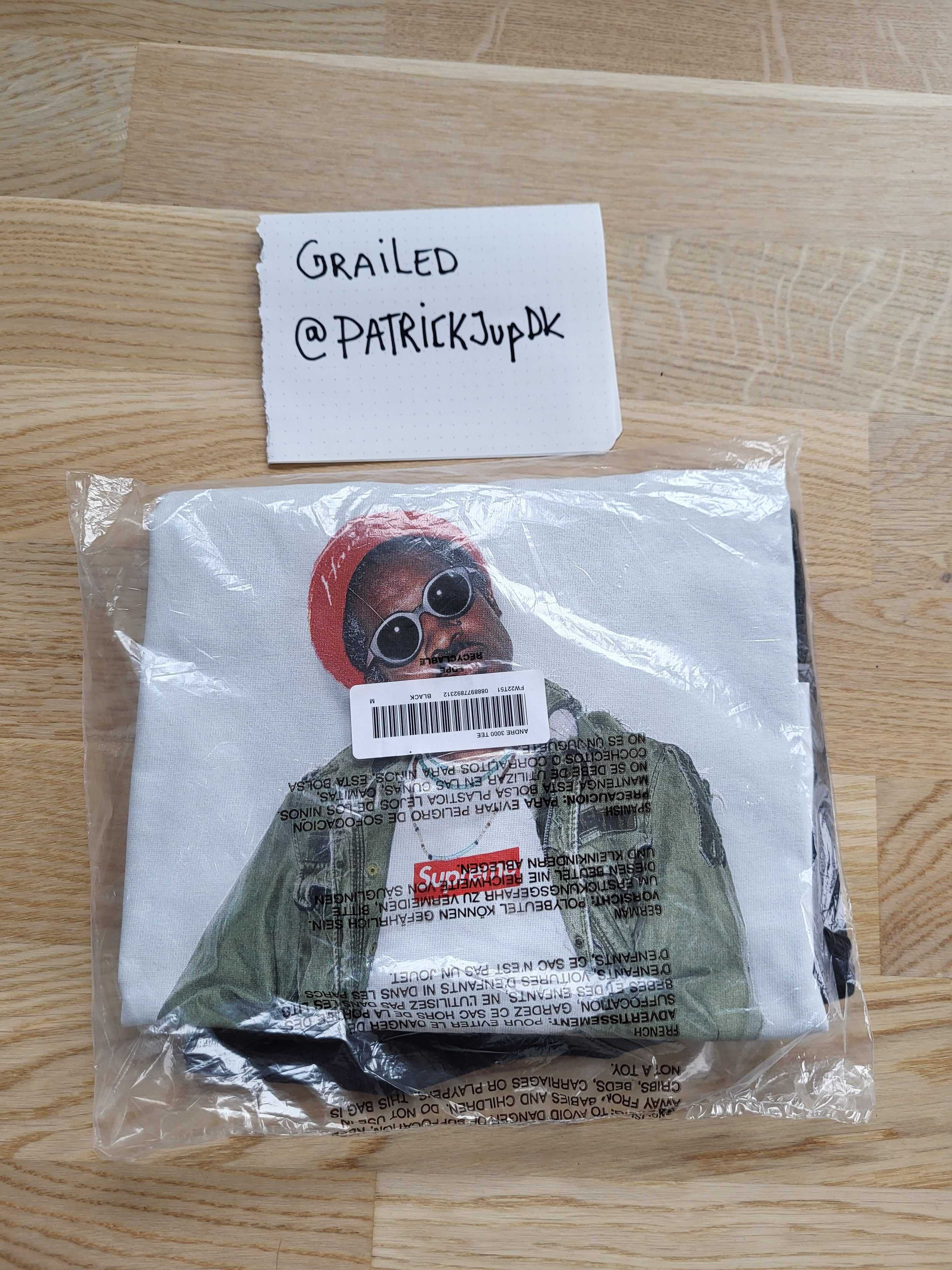 Supreme Supreme André 3000 Tee - Black Size US M / EU 48-50 / 2 - 2 Thumbnail