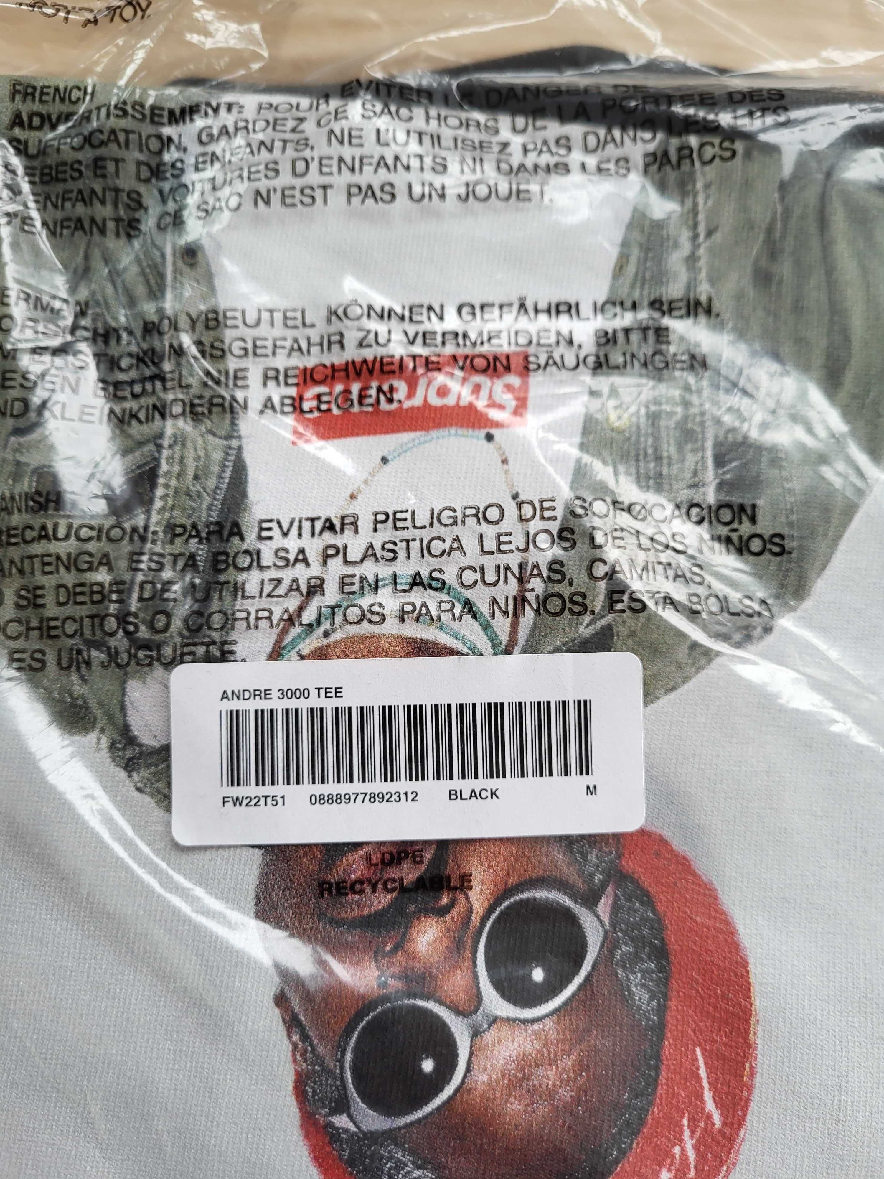 Supreme Supreme André 3000 Tee - Black Size US M / EU 48-50 / 2 - 3 Thumbnail
