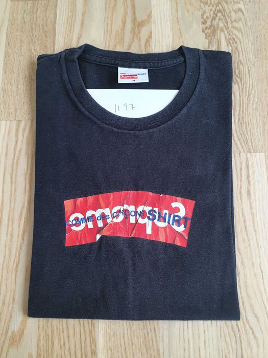 Supreme Supreme Comme Des Garcons SHIRT Box Logo Tee - Black | Grailed