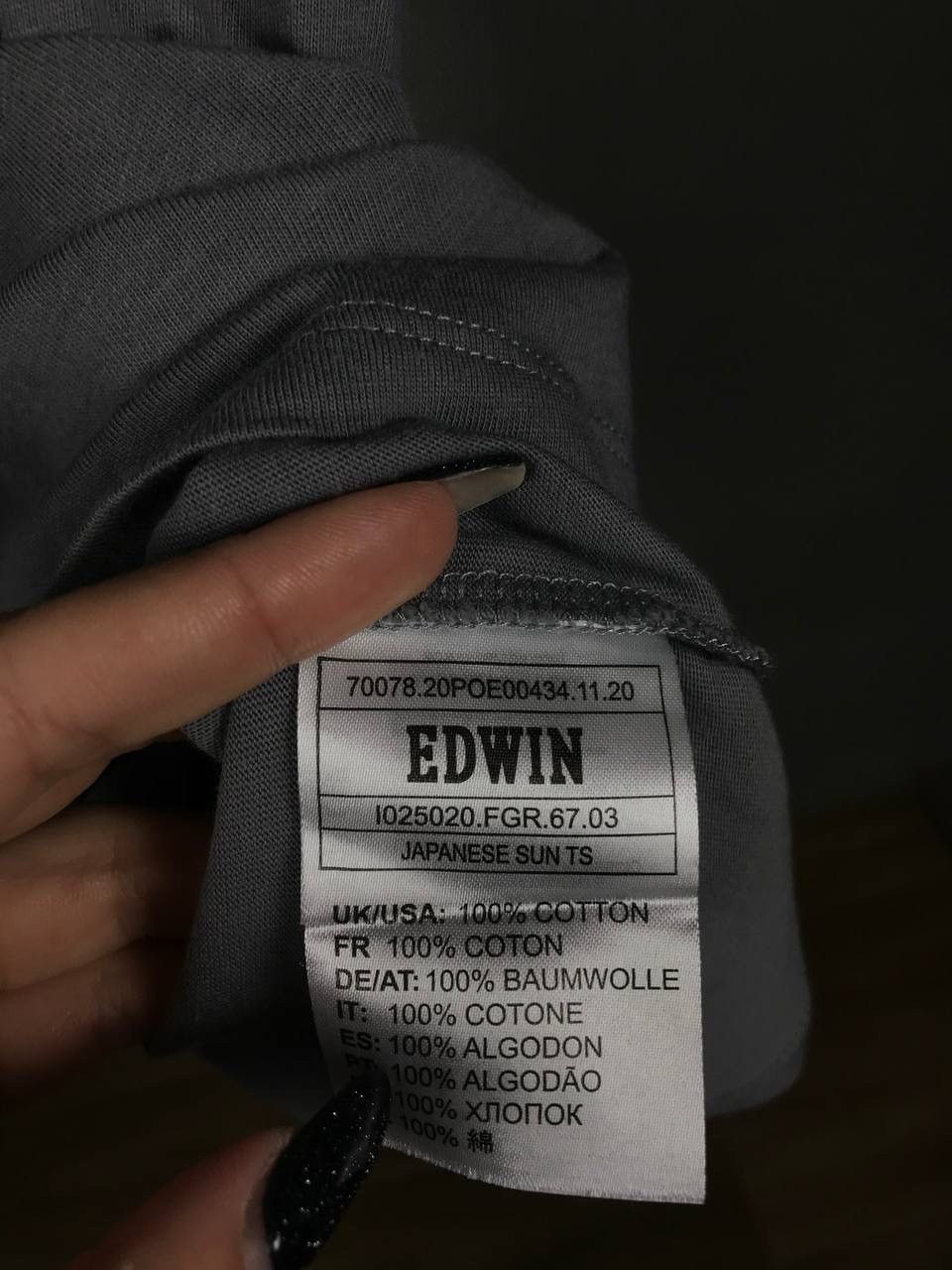 Edwin × Japanese Brand Edwin Japanese brand streetwear tee Size US M / EU 48-50 / 2 - 4 Thumbnail