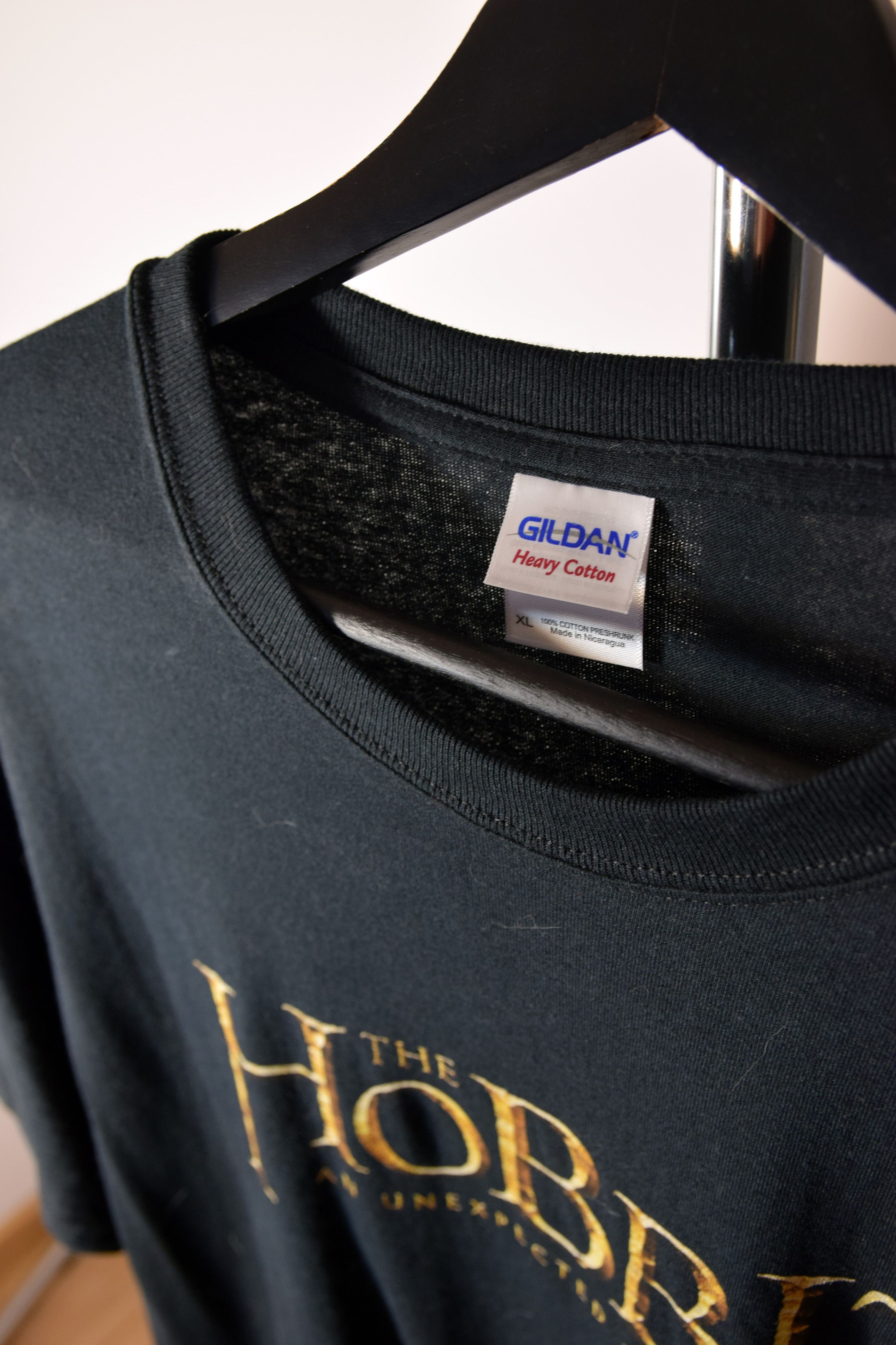 Vintage LORD OF THE RINGS HOBBIT MOVIE Y2K OFFICIAL T-SHIRT XL Size US XL / EU 56 / 4 - 5 Thumbnail
