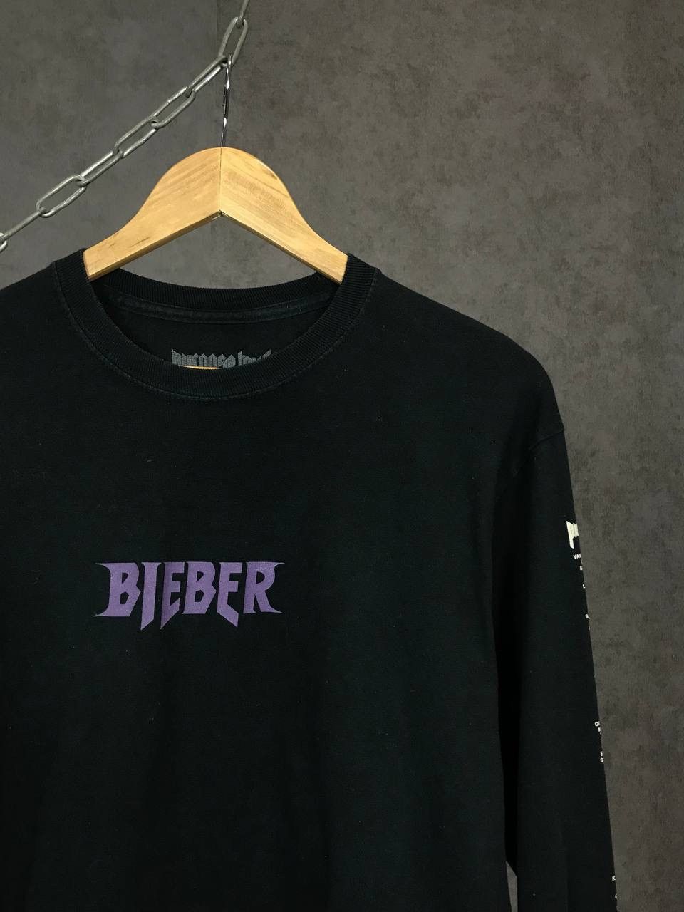 Justin Bieber Justin Bieber pop band tour overprinted longsleeve Size US M / EU 48-50 / 2 - 3 Thumbnail