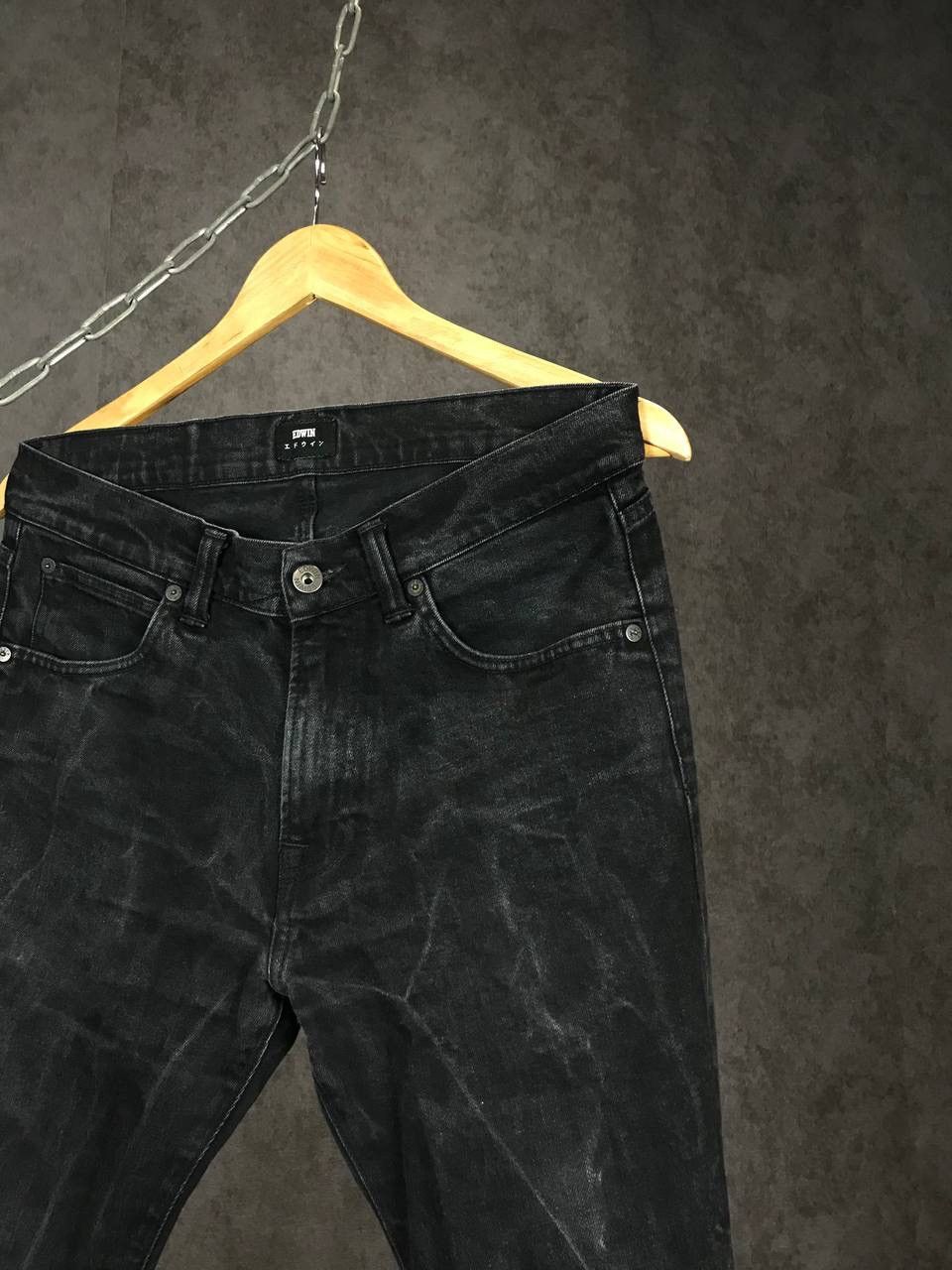 Edwin Edwin Japanese brand streetwear faded 31x32 jeans Size US 31 - 2 Thumbnail