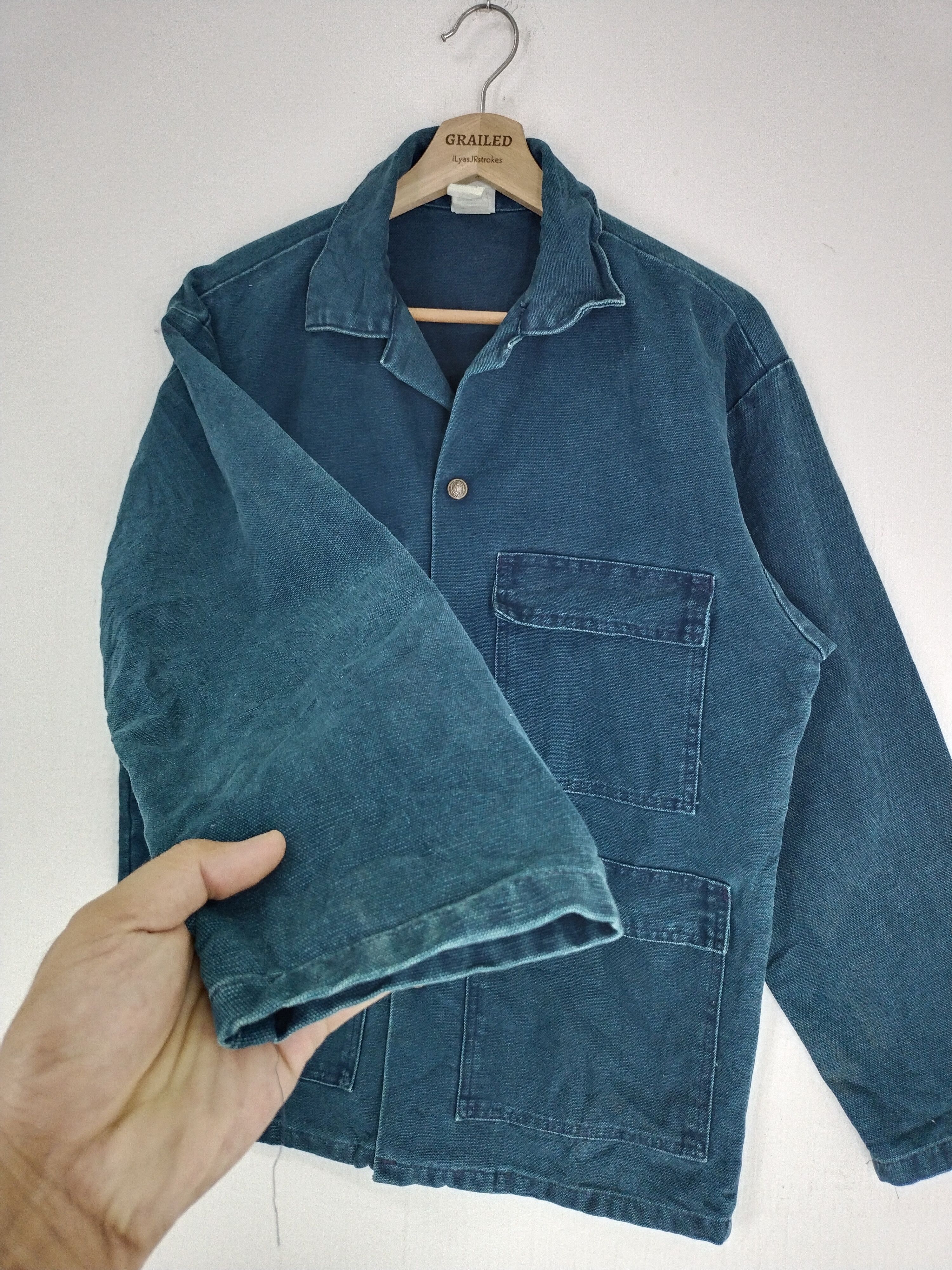 Vintage VINTAGE DENIM JACKET TACTICAL JACKET Size US M / EU 48-50 / 2 - 7 Thumbnail