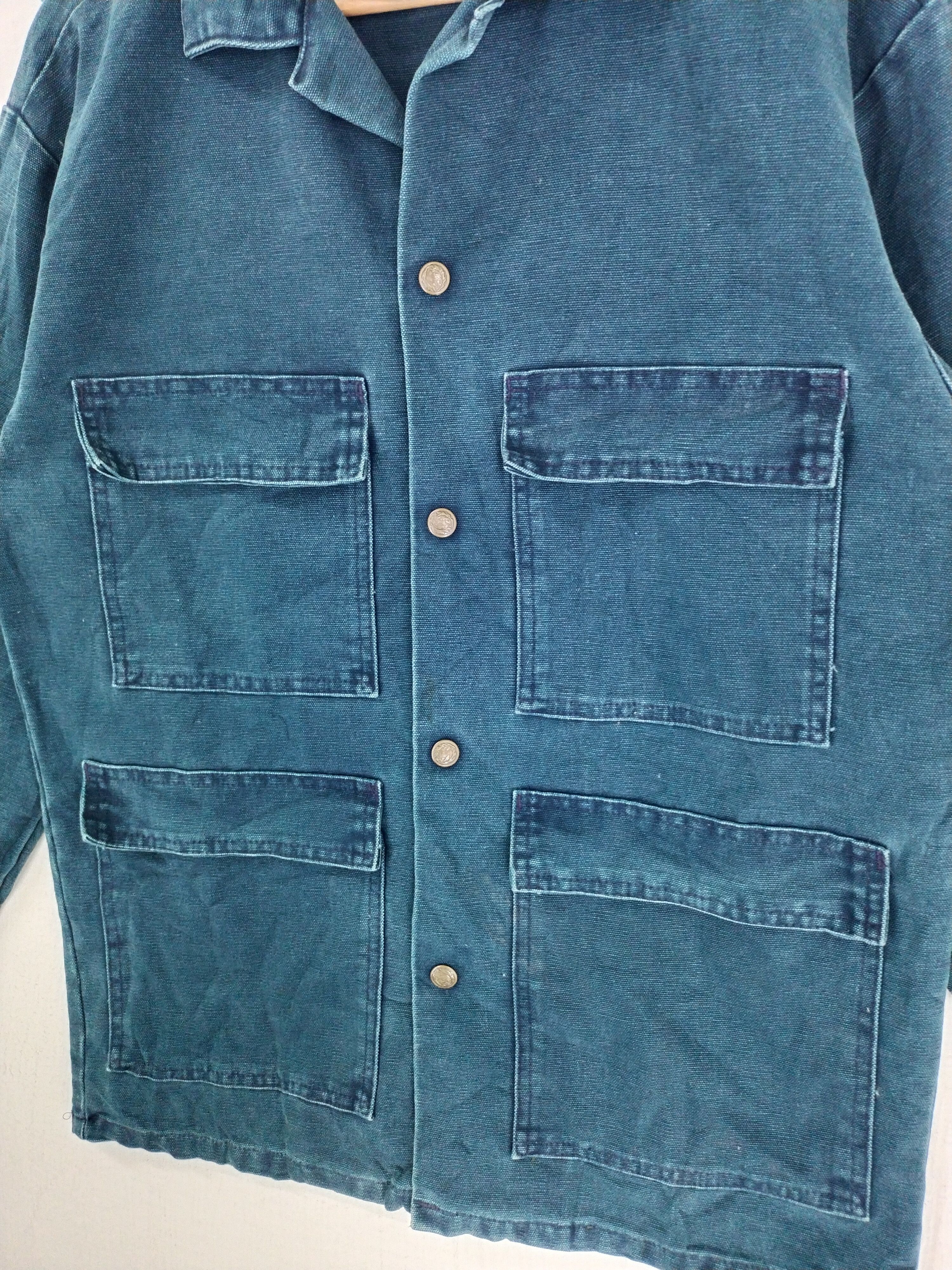 Vintage VINTAGE DENIM JACKET TACTICAL JACKET Size US M / EU 48-50 / 2 - 4 Thumbnail