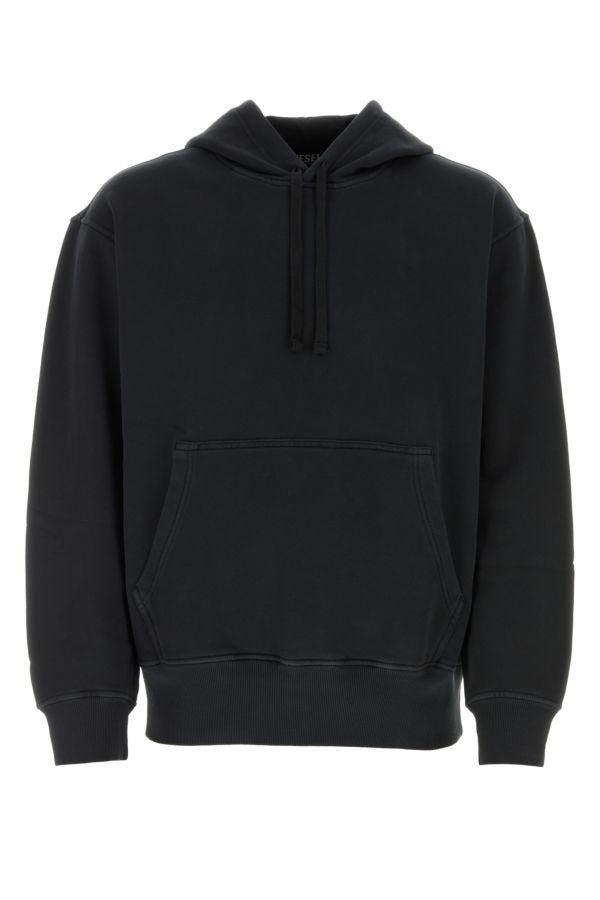 Diesel Black Cotton Sweatshirt Size US XL / EU 56 / 4 - 6 Thumbnail