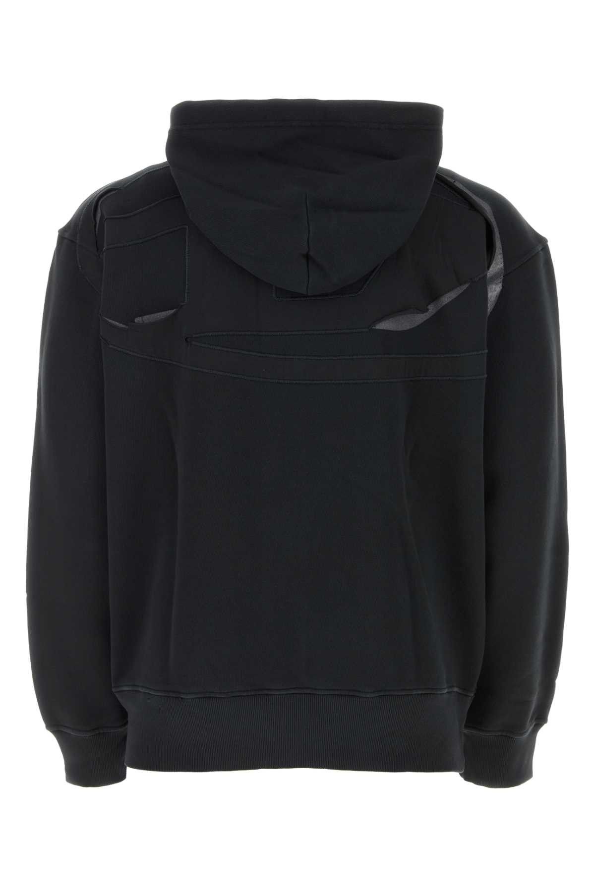 Diesel Black Cotton Sweatshirt Size US XL / EU 56 / 4 - 5 Thumbnail