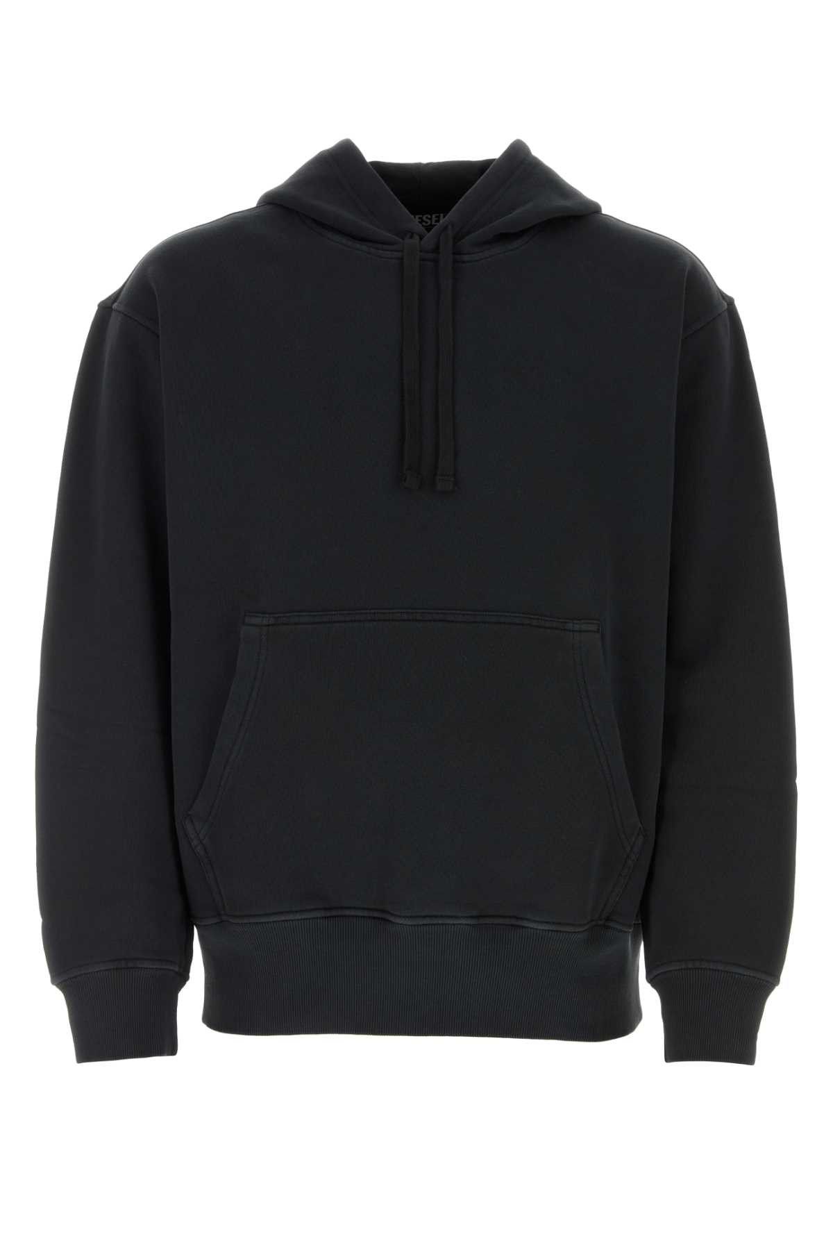 Diesel Black Cotton Sweatshirt Size US XL / EU 56 / 4 - 4 Thumbnail