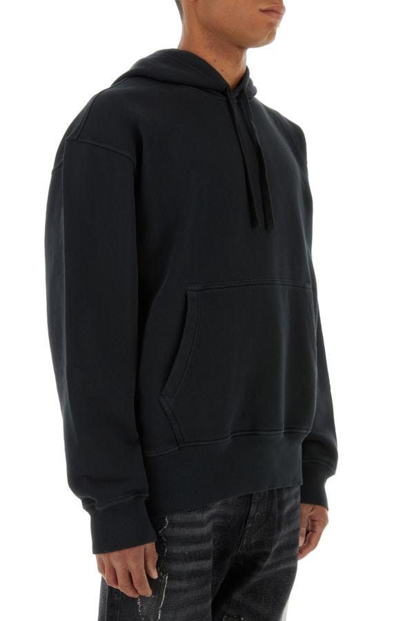 Diesel Black Cotton Sweatshirt Size US XL / EU 56 / 4 - 8 Thumbnail