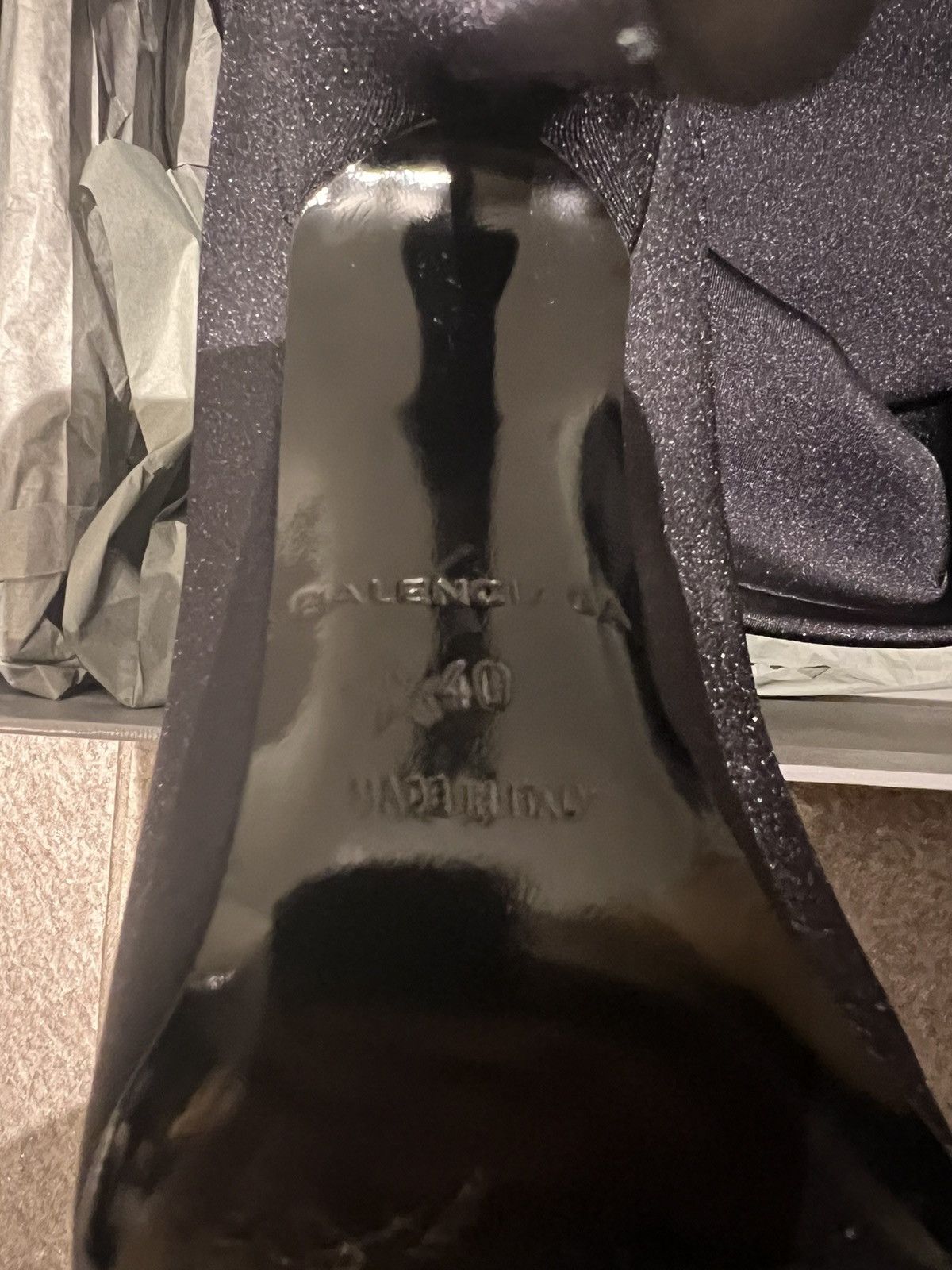 Balenciaga FW17 Black ‘Knife’ heeled thigh-high boots Size US 9 / IT 39 - 9 Thumbnail