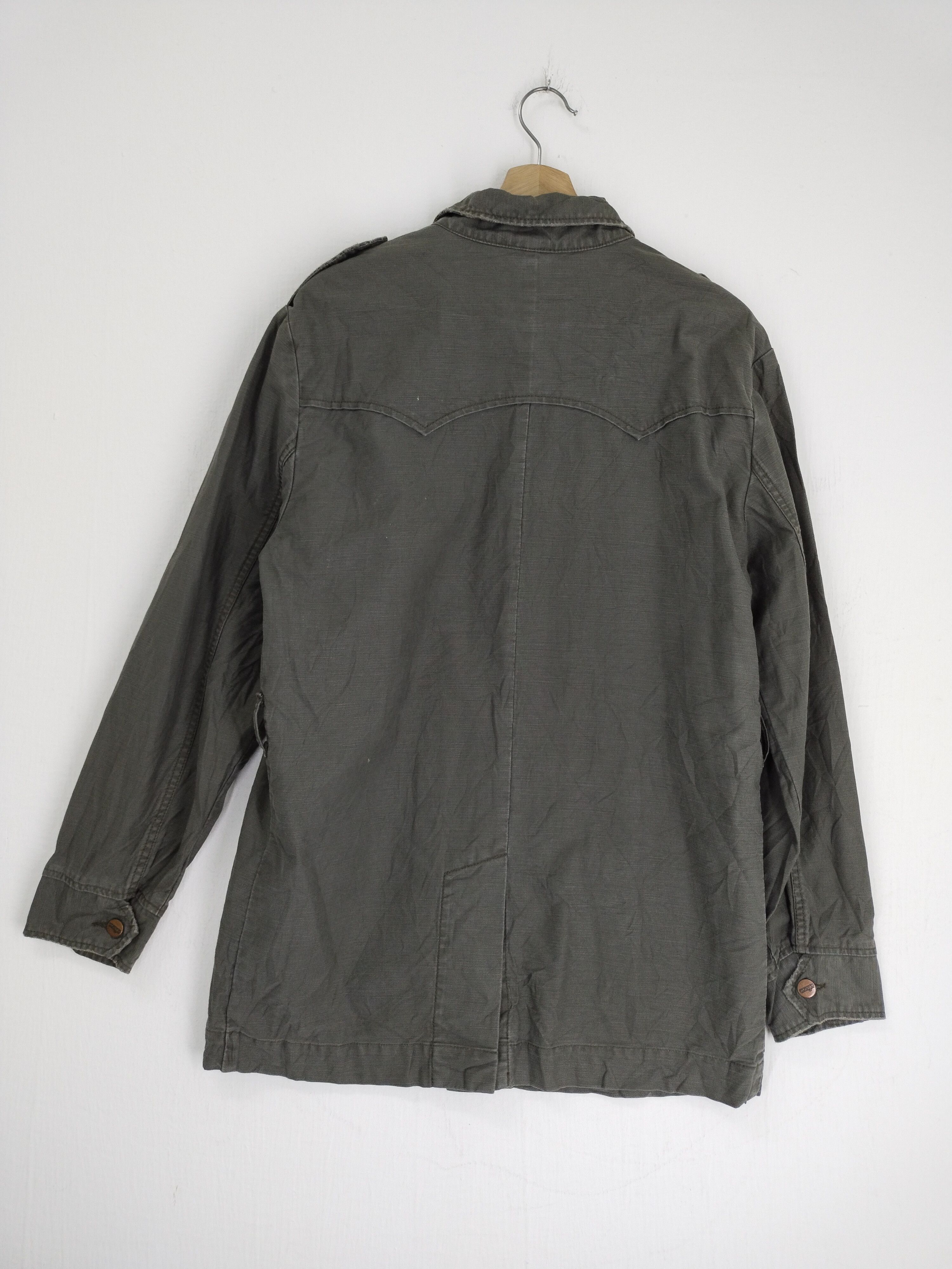 Vintage × Wrangler VINTAGE WRANGLER WRANGE COAT DENIM JACKET Size US L / EU 52-54 / 3 - 5 Thumbnail
