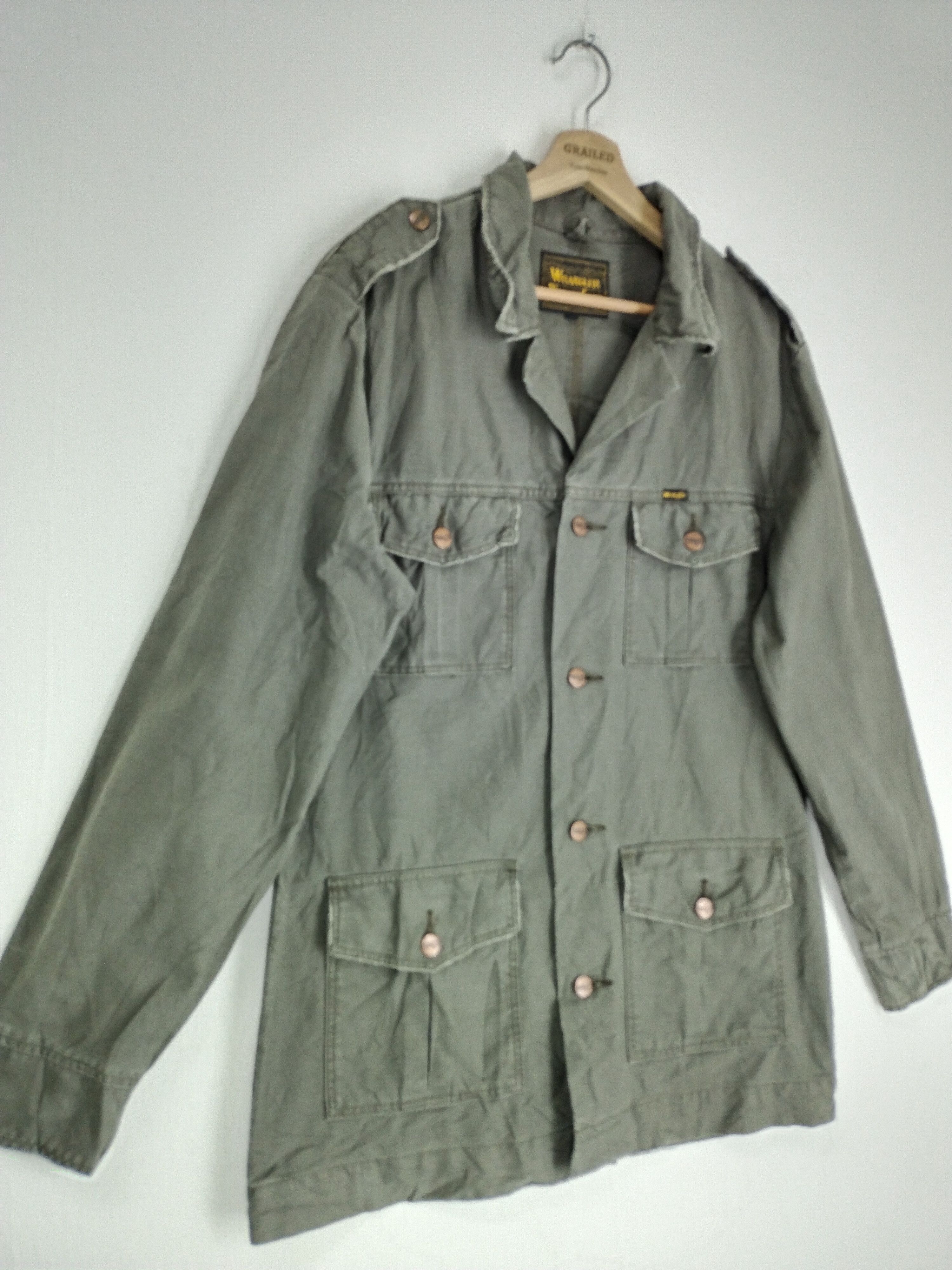 Vintage × Wrangler VINTAGE WRANGLER WRANGE COAT DENIM JACKET Size US L / EU 52-54 / 3 - 4 Thumbnail