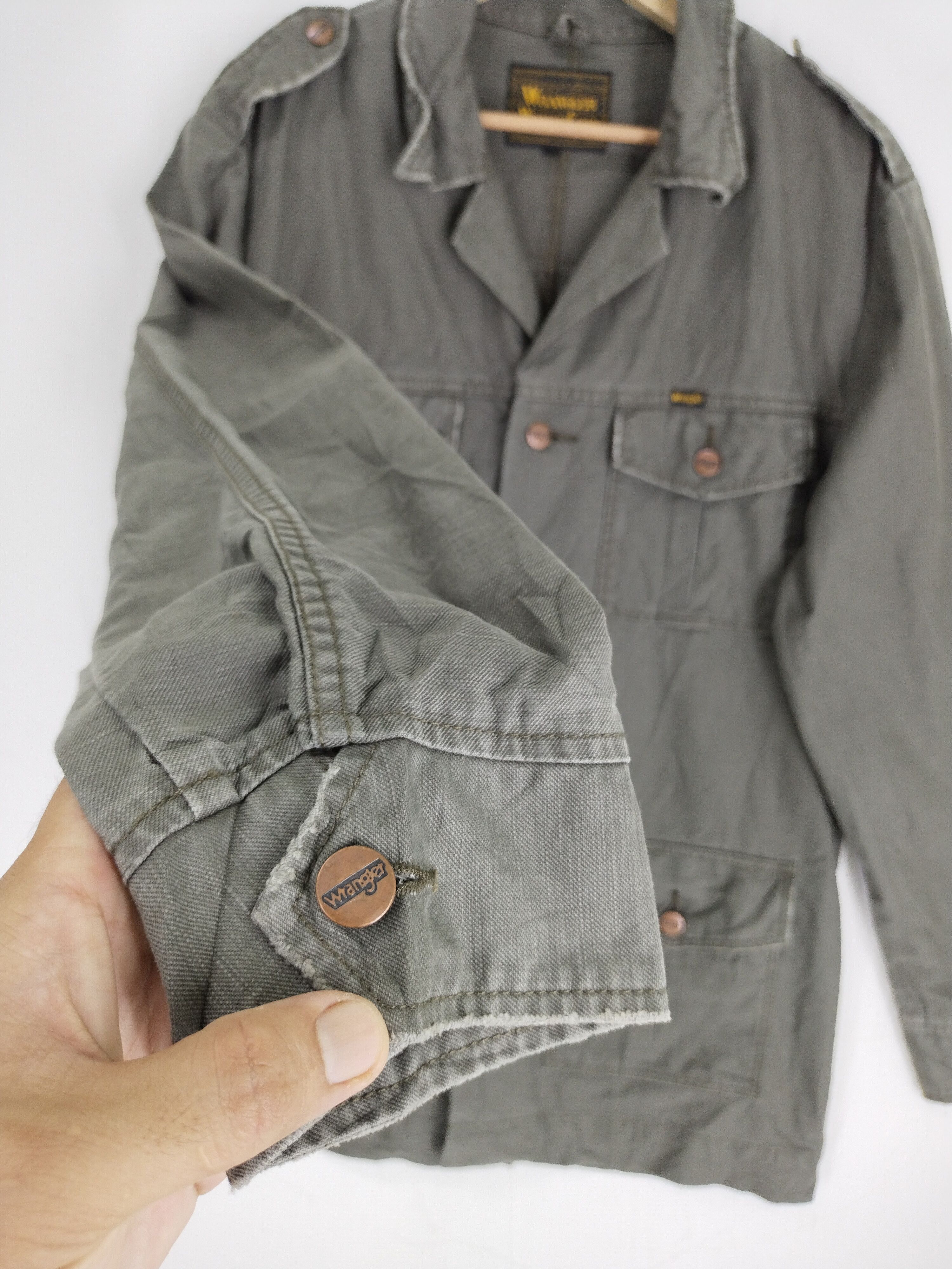 Vintage × Wrangler VINTAGE WRANGLER WRANGE COAT DENIM JACKET Size US L / EU 52-54 / 3 - 6 Thumbnail
