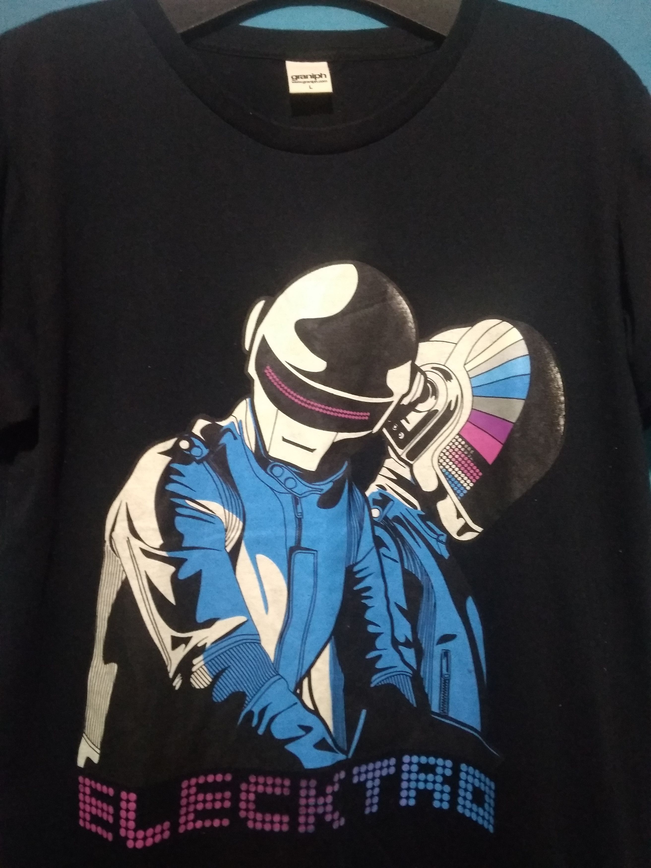 Band Tees Sick 🔥Vintage Daft Punk X Graniph Japanese brand rare Size US L / EU 52-54 / 3 - 1 Thumbnail