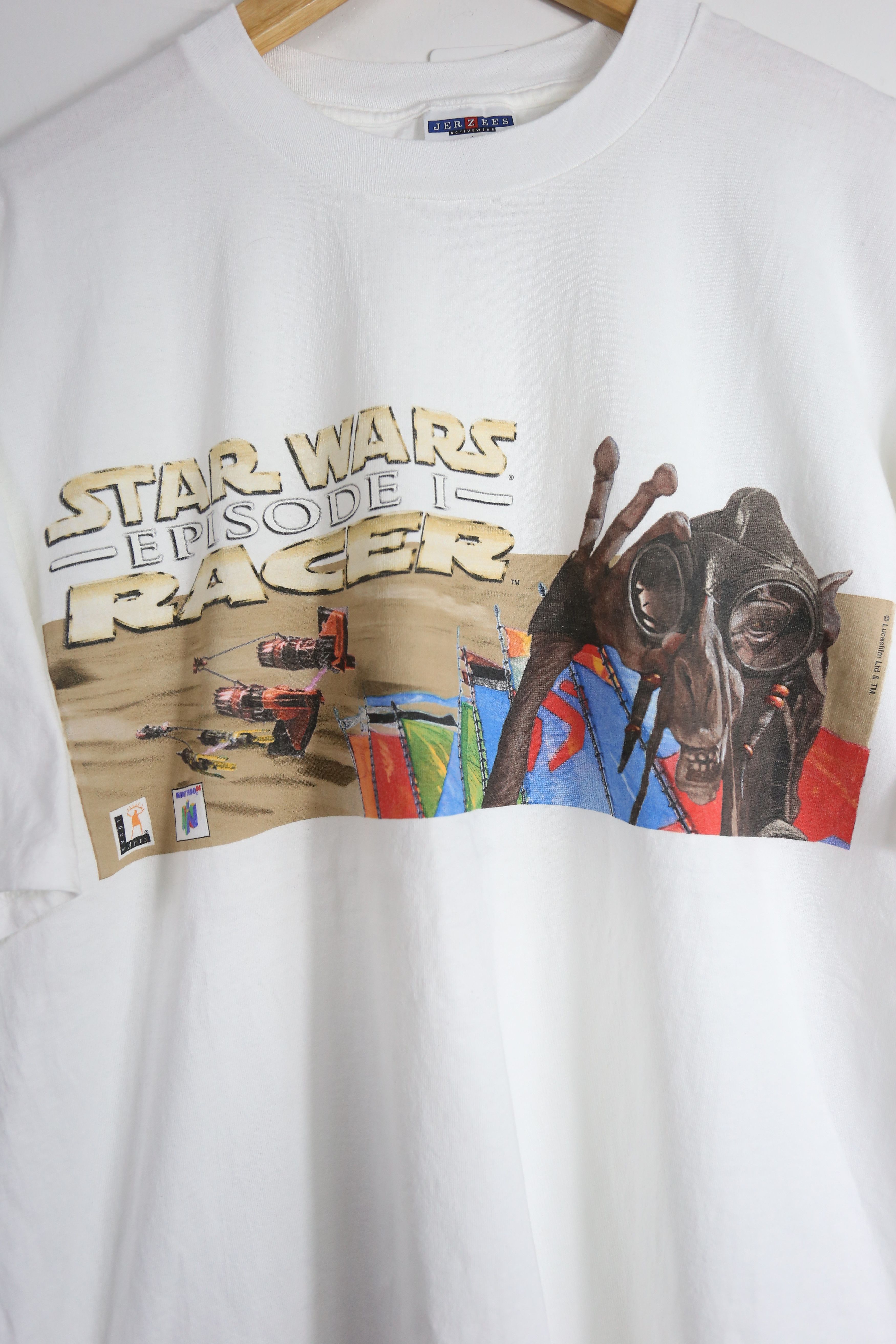 Nintendo × Star Wars × Vintage Vintage Game Tees STAR WARS Episode I Racer (XL) GTMB500 Size US XL / EU 56 / 4 - 2 Thumbnail