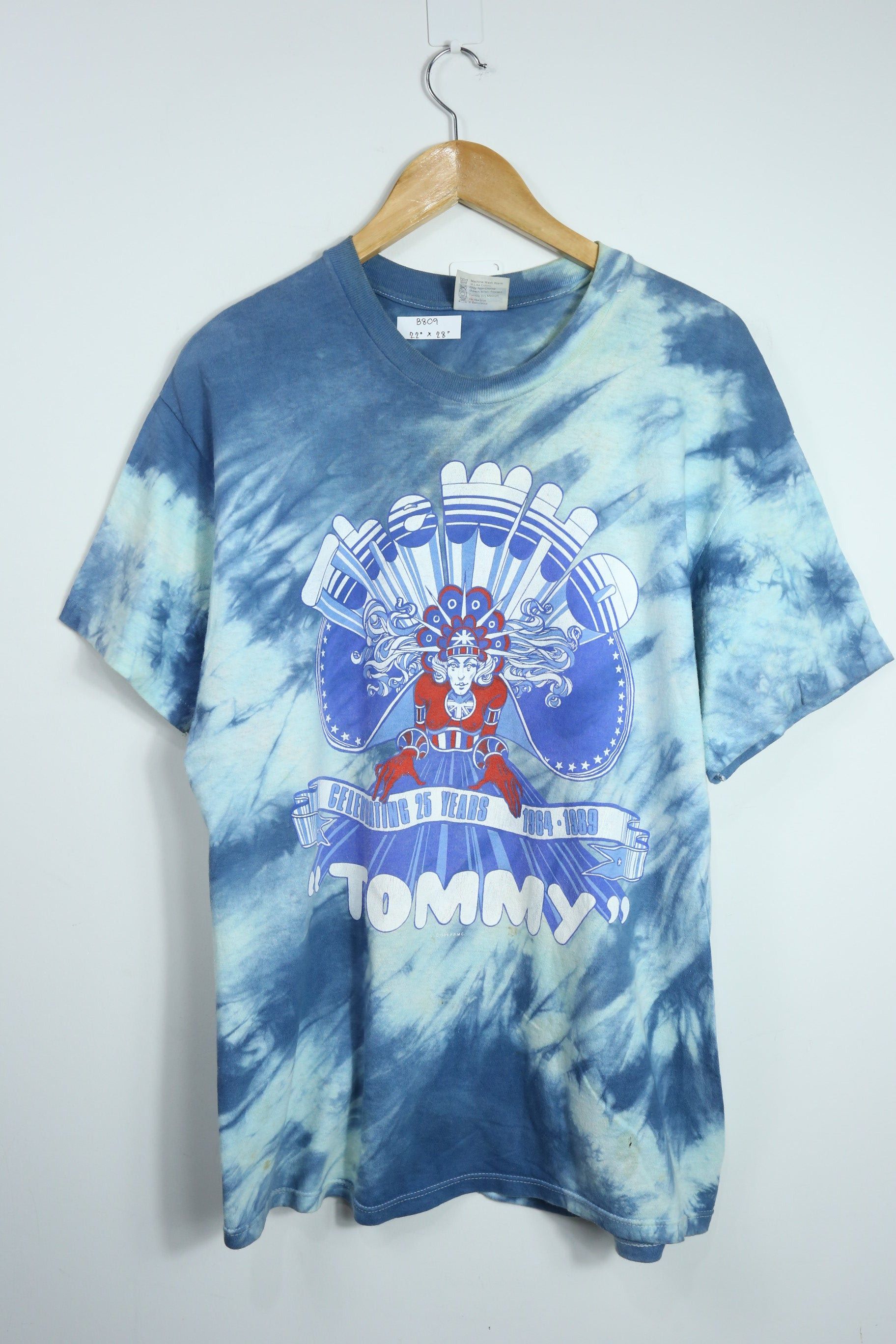 Vintage 1989 The Who Tommy 25th Anniversary Tie Dye GTMB809