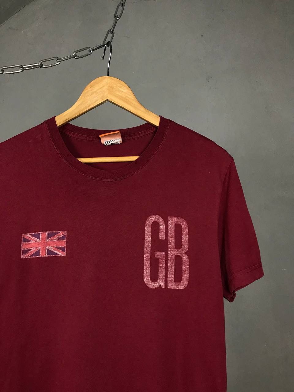 Nike × Vintage Nike swoosh International Great Britain overprinted tee Size US M / EU 48-50 / 2 - 3 Thumbnail