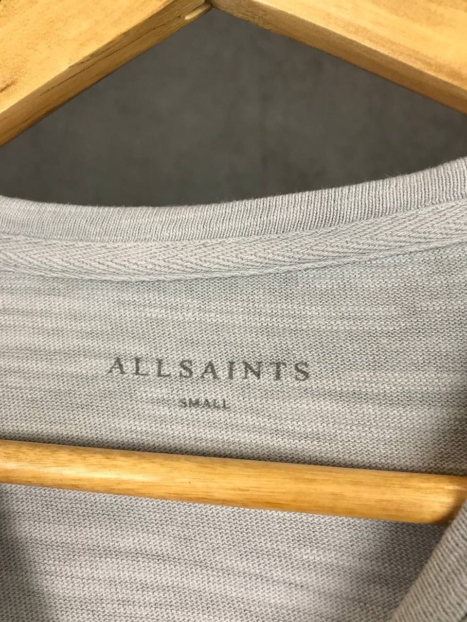 Allsaints Allsaints luxury streetwear gray tee Size US S / EU 44-46 / 1 - 3 Thumbnail