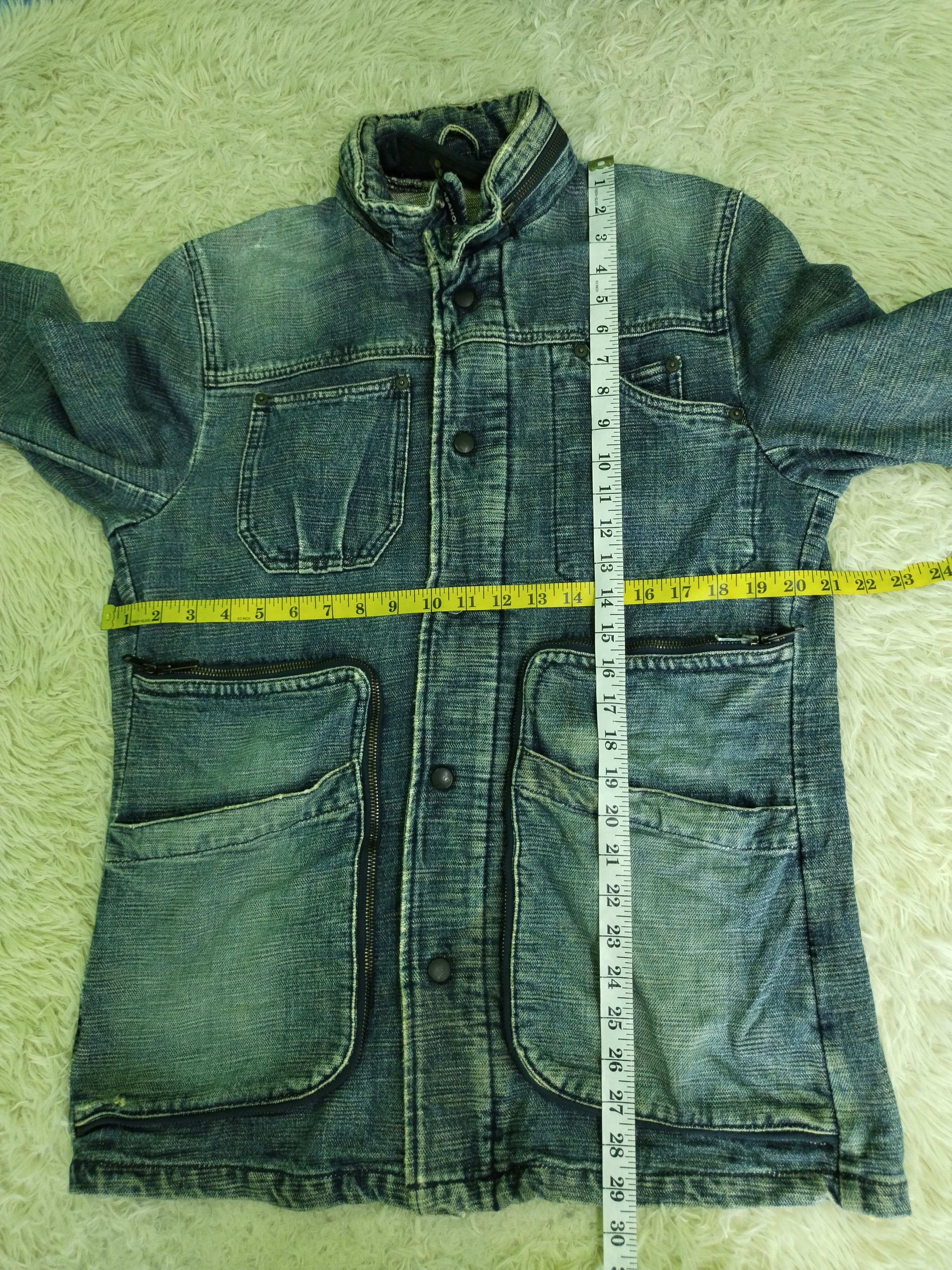 ABAHOUSE VINTAGE ABAHOUSE TACTICAL POCKET DENIM JACKET Size US M / EU 48-50 / 2 - 17 Thumbnail