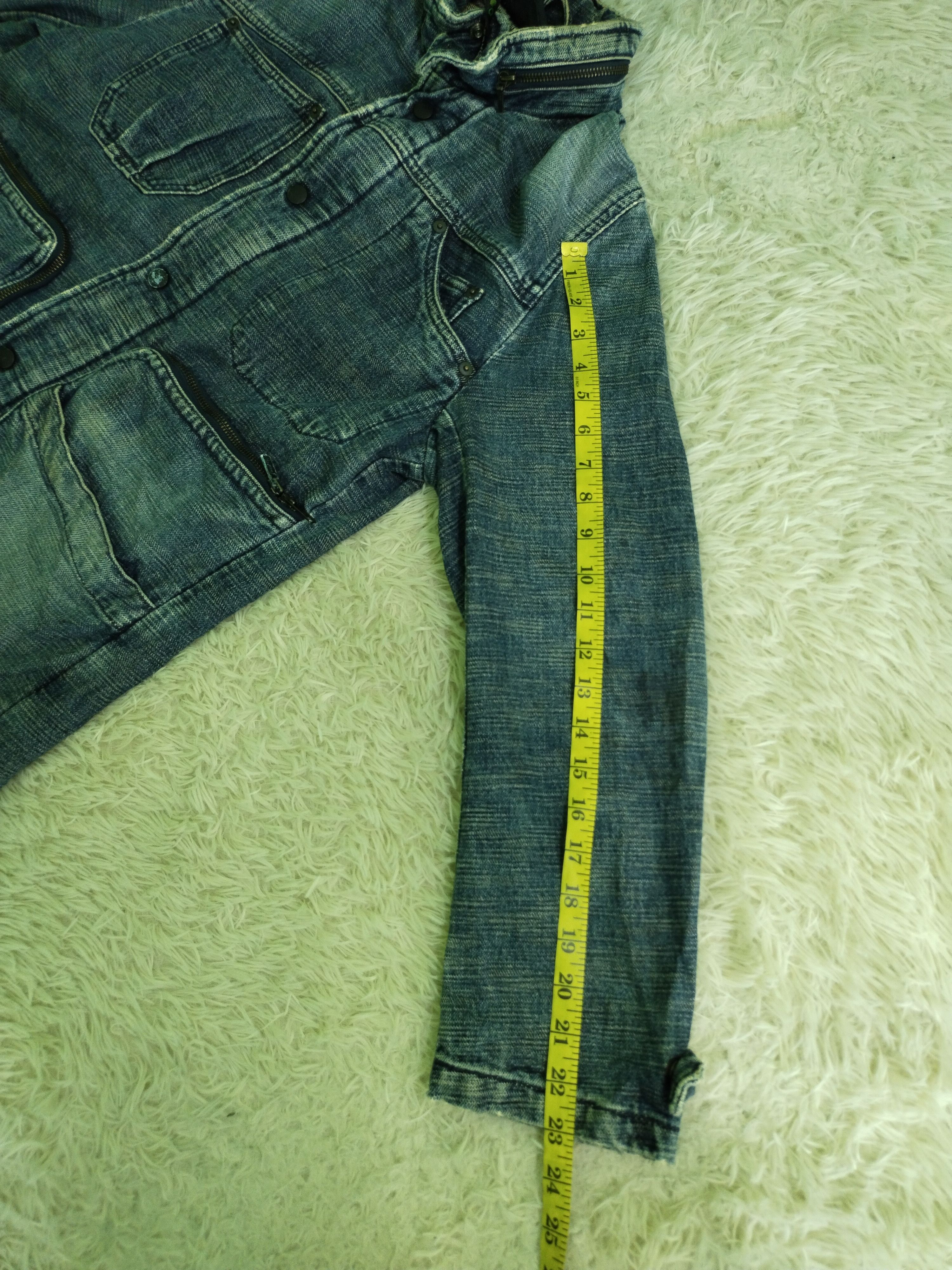 ABAHOUSE VINTAGE ABAHOUSE TACTICAL POCKET DENIM JACKET Size US M / EU 48-50 / 2 - 18 Thumbnail