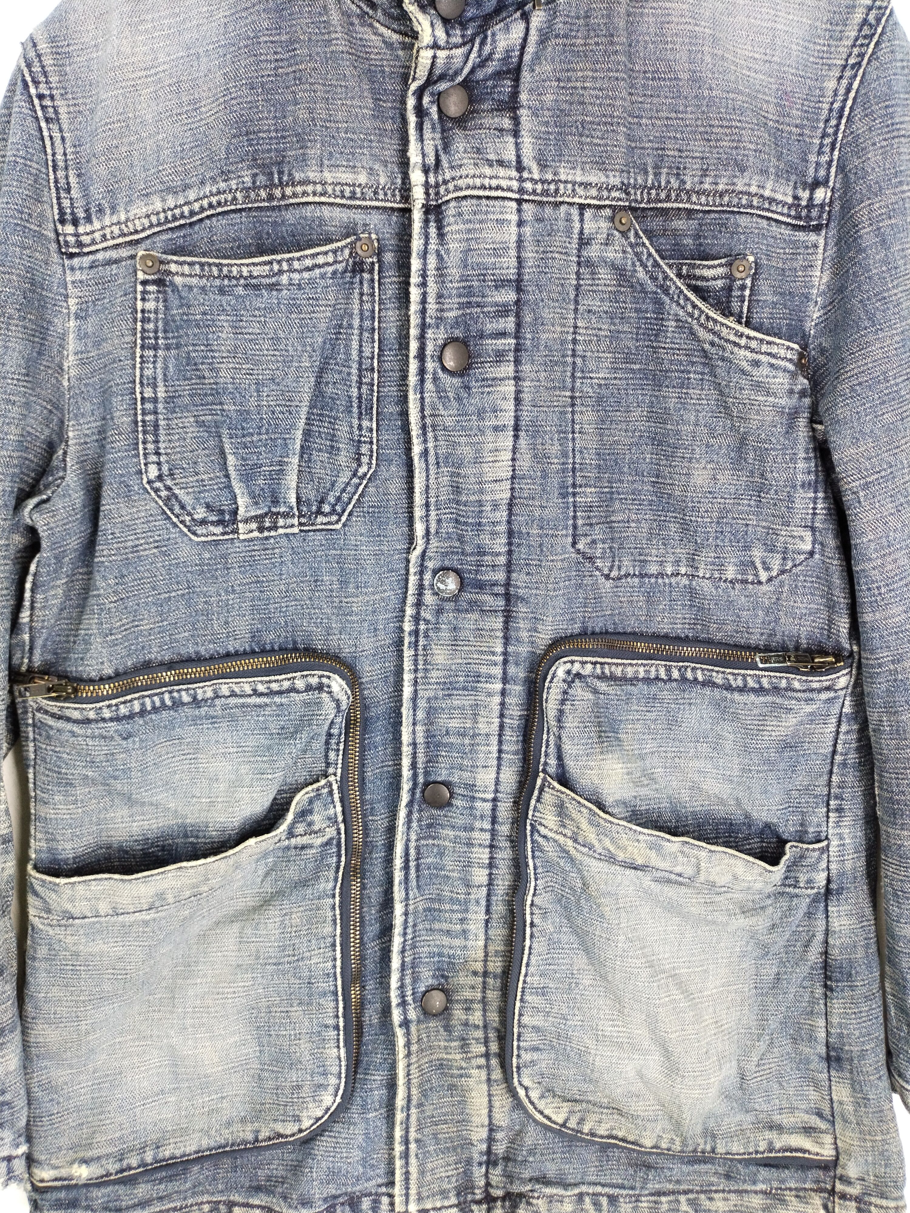 ABAHOUSE VINTAGE ABAHOUSE TACTICAL POCKET DENIM JACKET Size US M / EU 48-50 / 2 - 8 Thumbnail