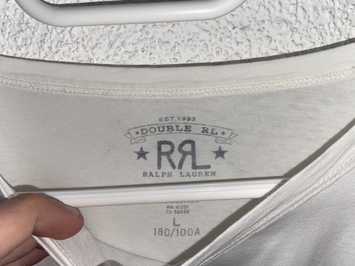 RRL Ralph Lauren Double RR Ralph Laurent t shirt Size US L / EU 52-54 / 3 - 2 Thumbnail