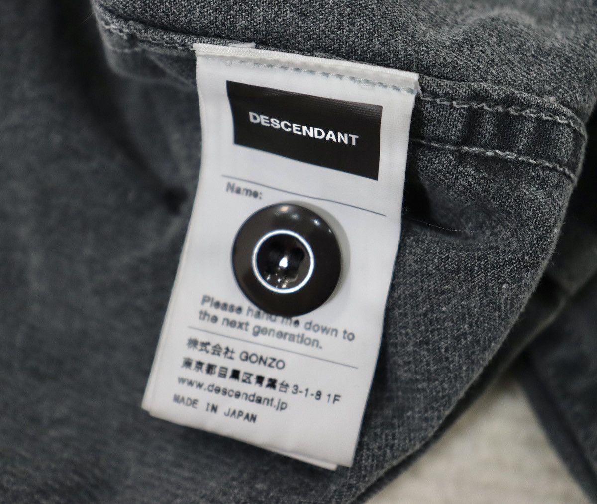 Descendant Descendant 19aw Dwu Twill Jacket Size1 | Grailed