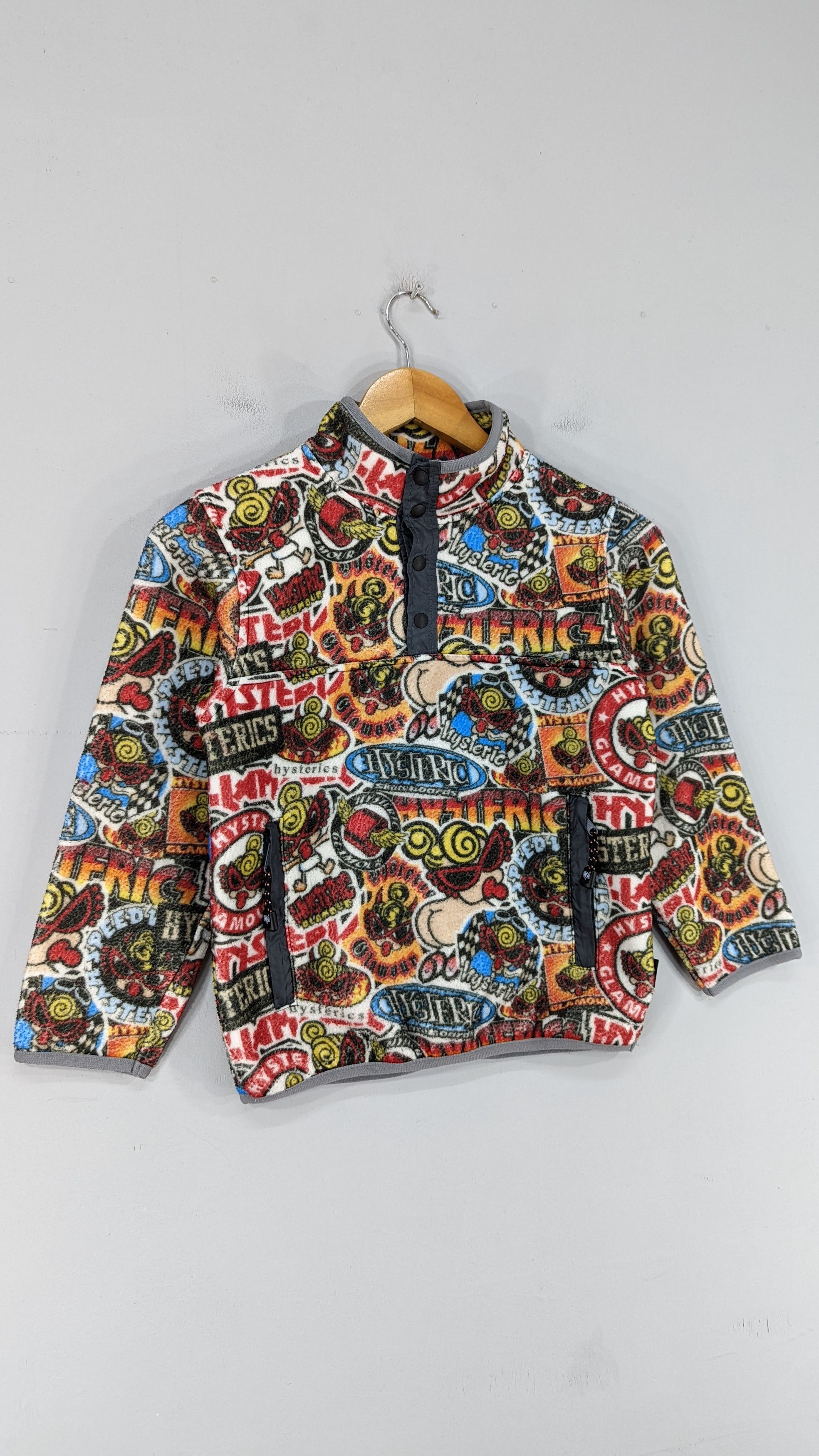 Hysteric Glamour × Japanese Brand 💥RARE💥Kids Hysteric Glamour OVP Fleece Deep Pile Jacket Size US XXS / EU 40 - 2 Thumbnail