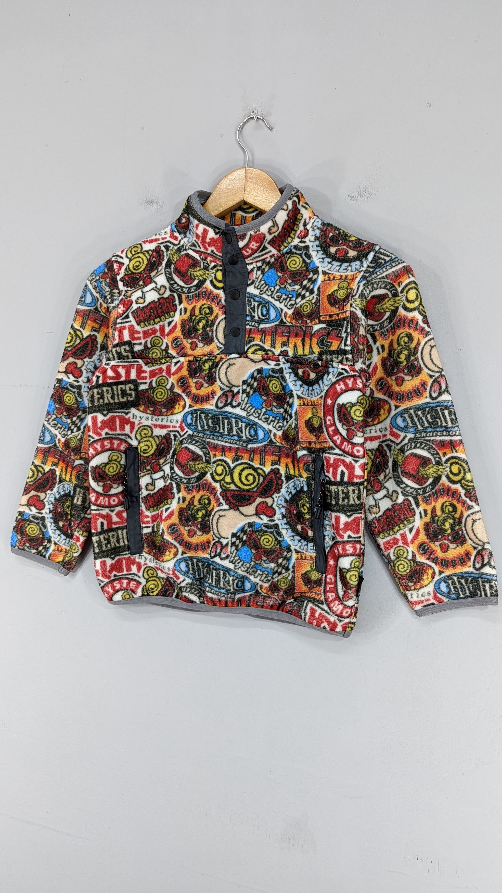 Hysteric Glamour × Japanese Brand 💥RARE💥Kids Hysteric Glamour OVP Fleece Deep Pile Jacket Size US XXS / EU 40 - 3 Thumbnail