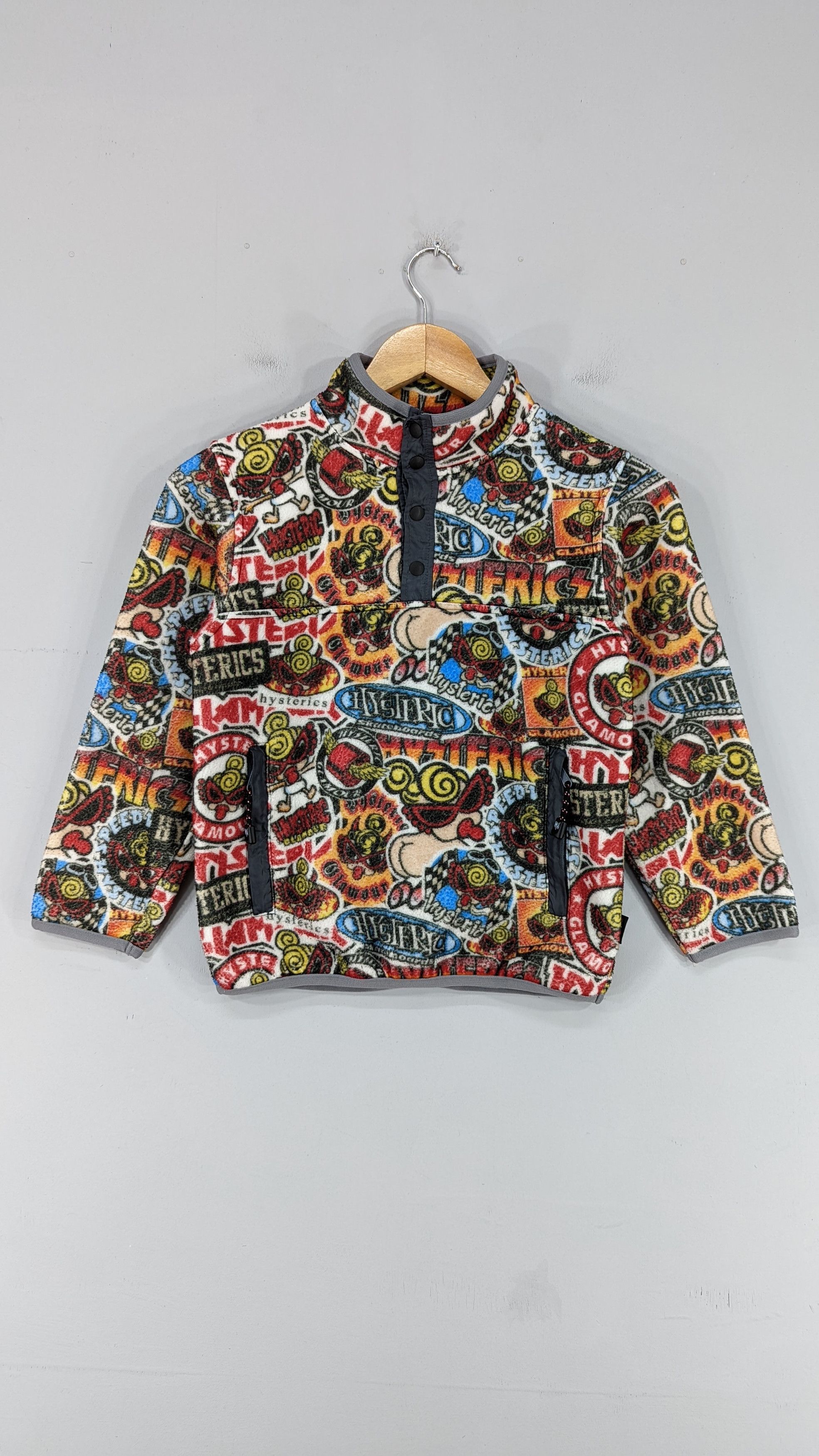Hysteric Glamour × Japanese Brand 💥RARE💥Kids Hysteric Glamour OVP Fleece Deep Pile Jacket Size US XXS / EU 40 - 1 Thumbnail