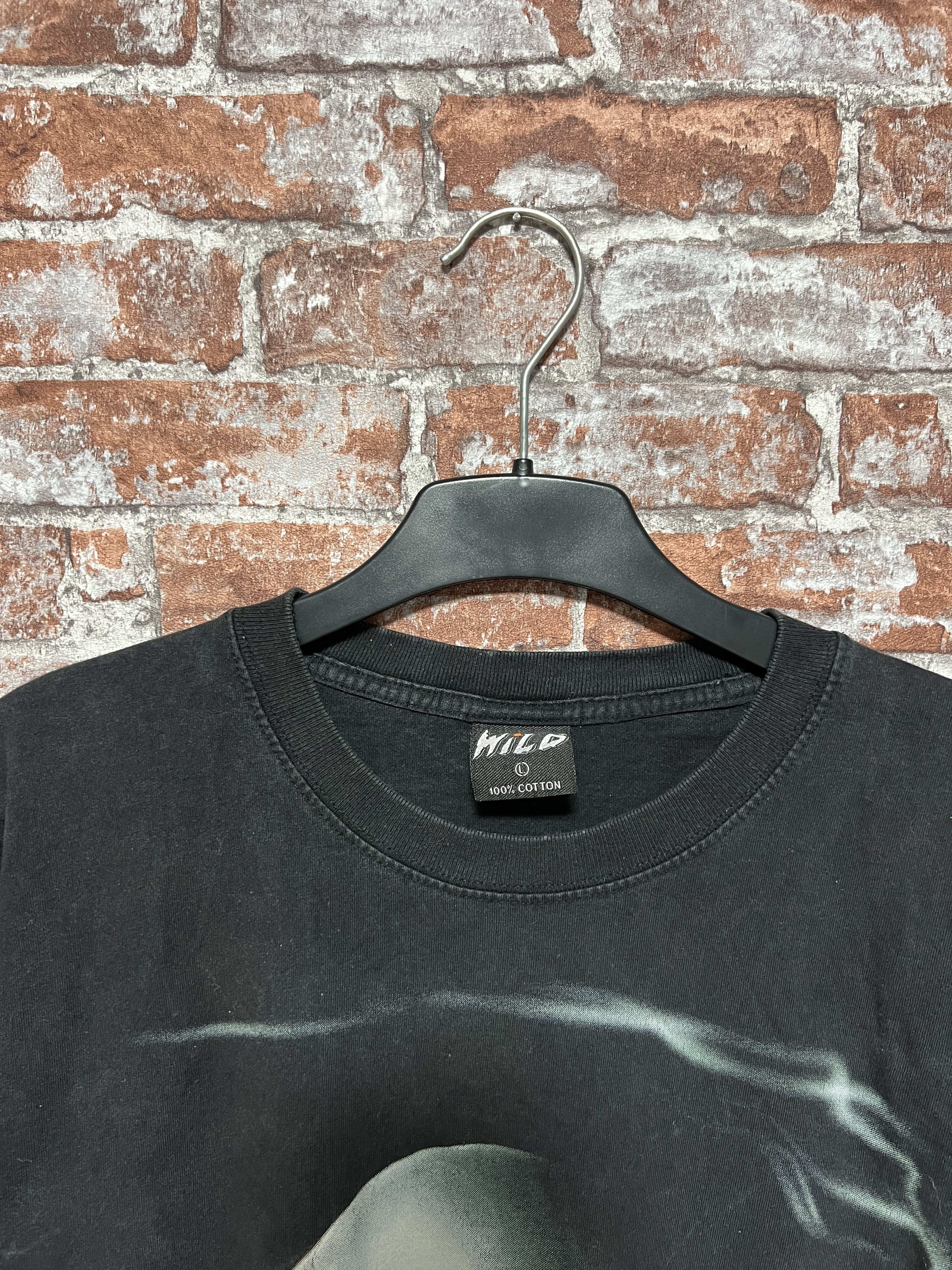 Vintage Vintage 2000s Wild Skull Glow in the dark T-shirt Size US L / EU 52-54 / 3 - 3 Thumbnail