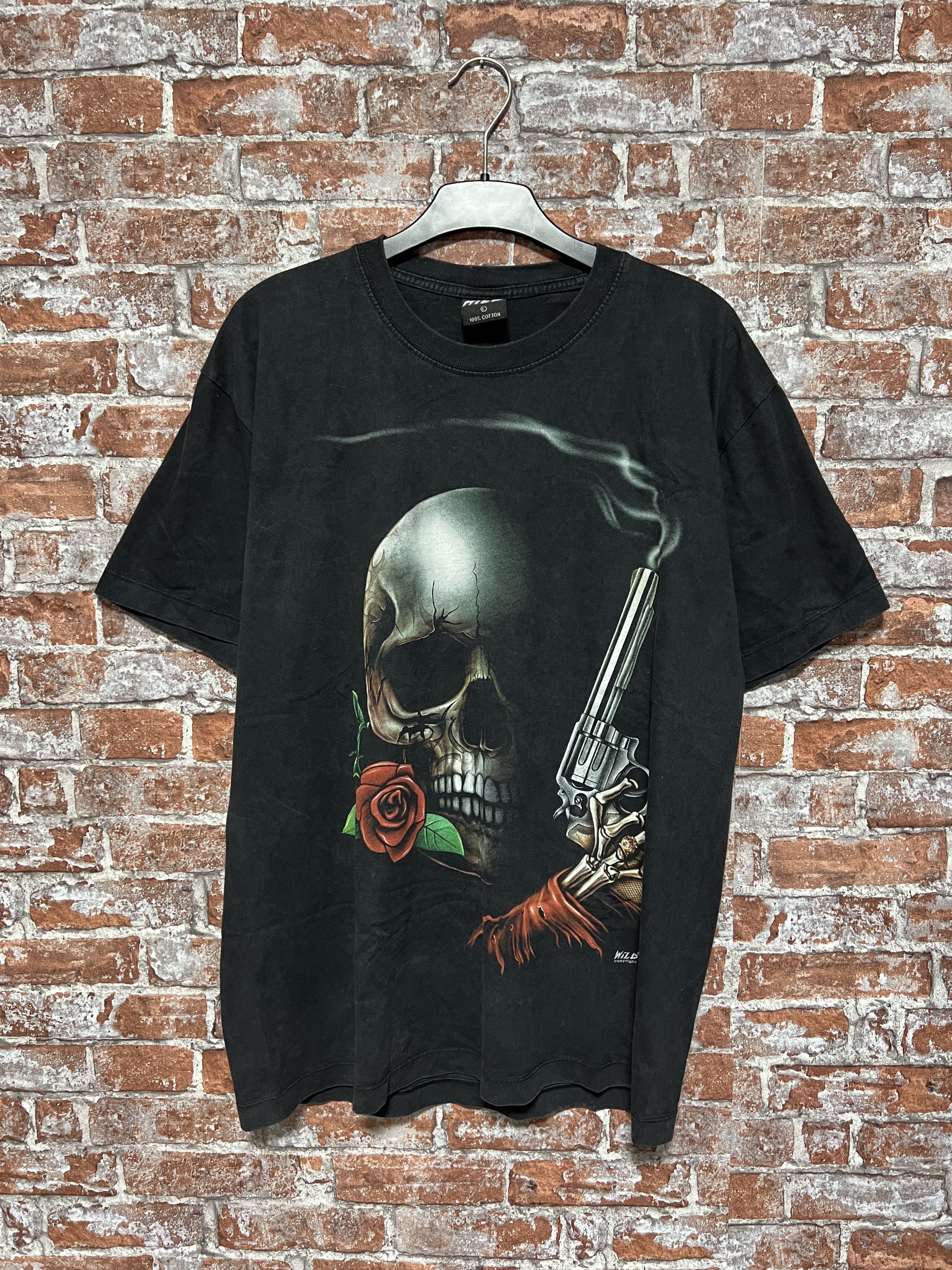 Vintage Vintage 2000s Wild Skull Glow in the dark T-shirt Size US L / EU 52-54 / 3 - 1 Thumbnail