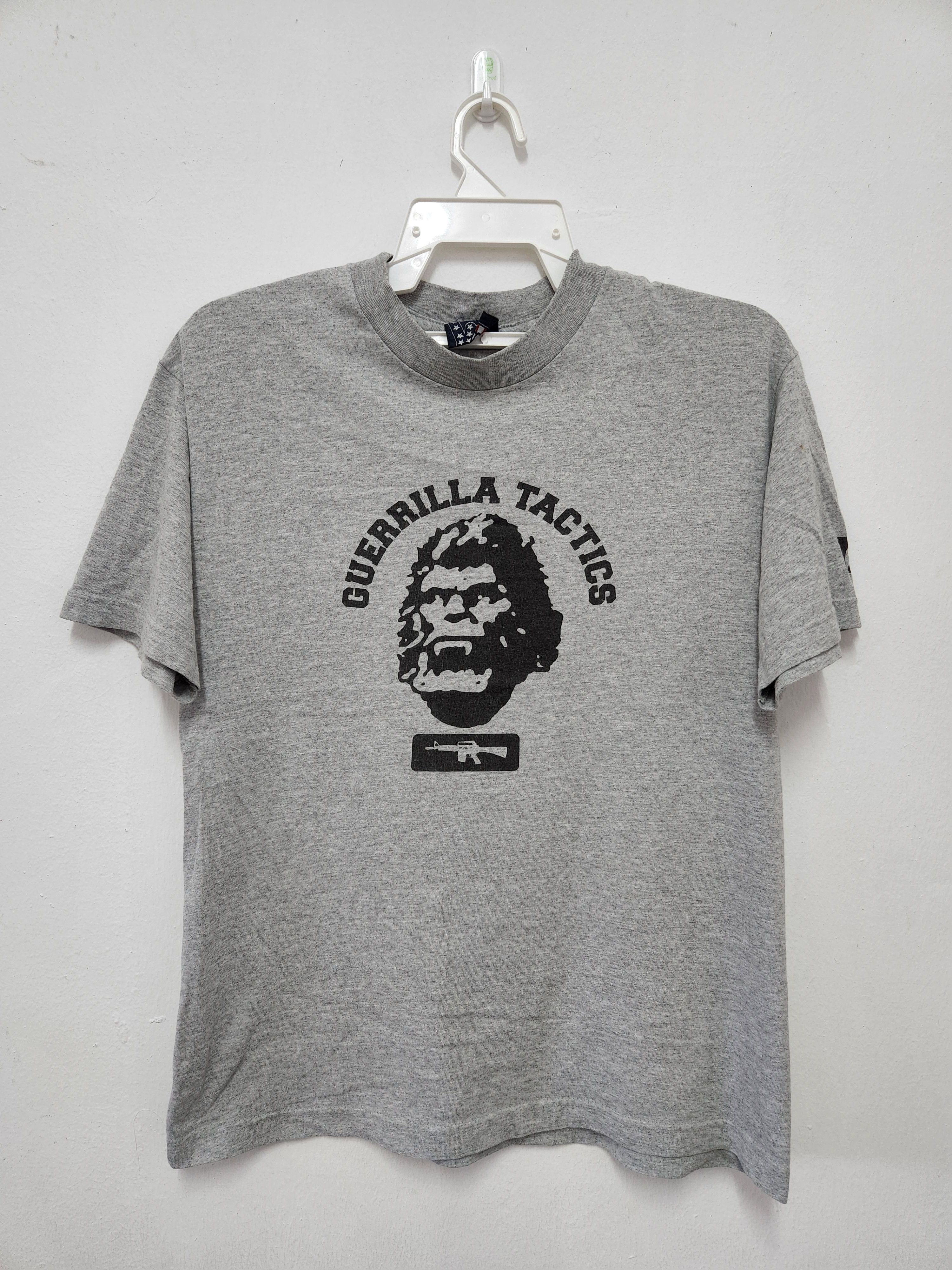 image of Vintage Fuct Guerrilla Tactics in Silver, Men's (Size Medium)