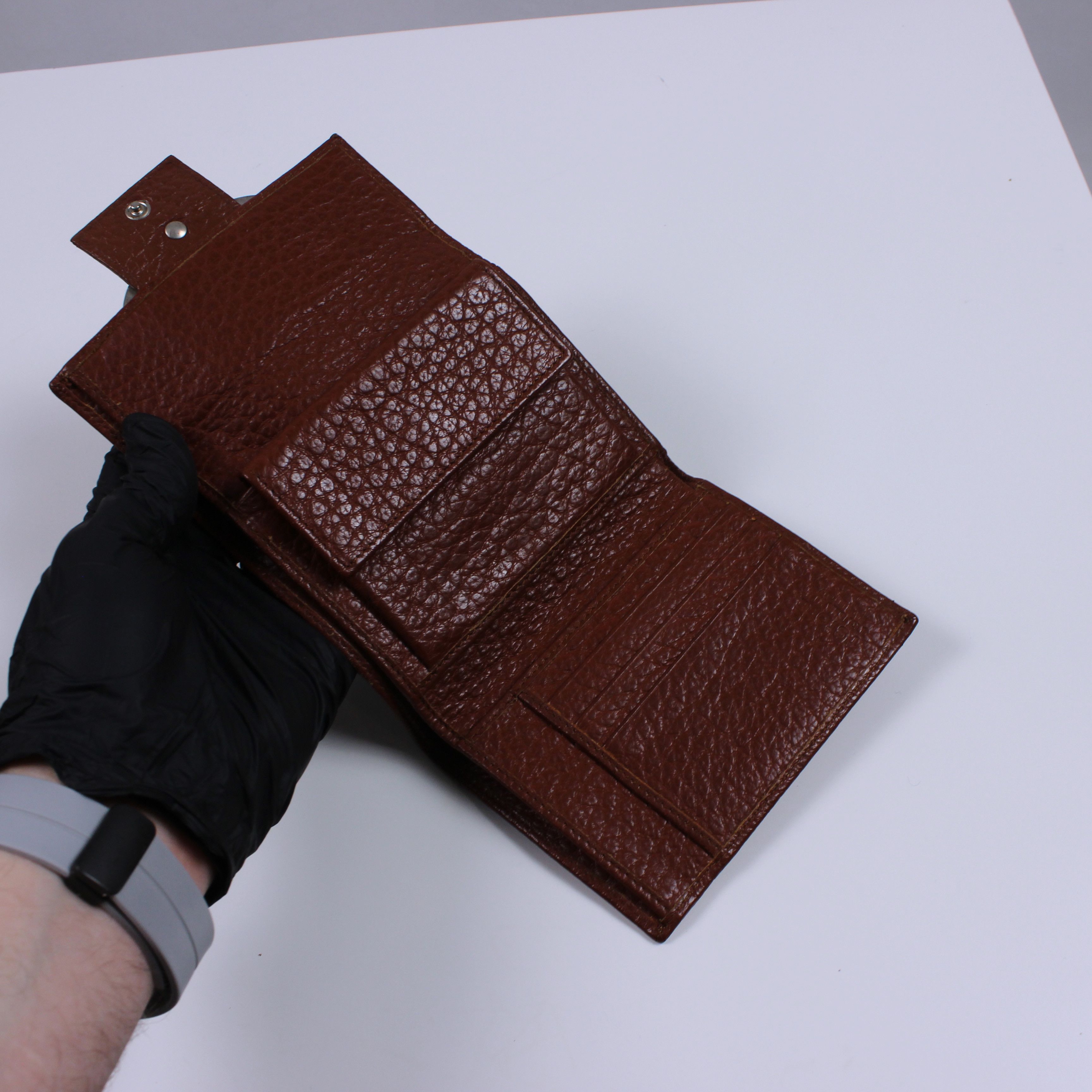 Trussardi Trussardi vintage leather brown wallets rarity Size ONE SIZE - 5 Thumbnail