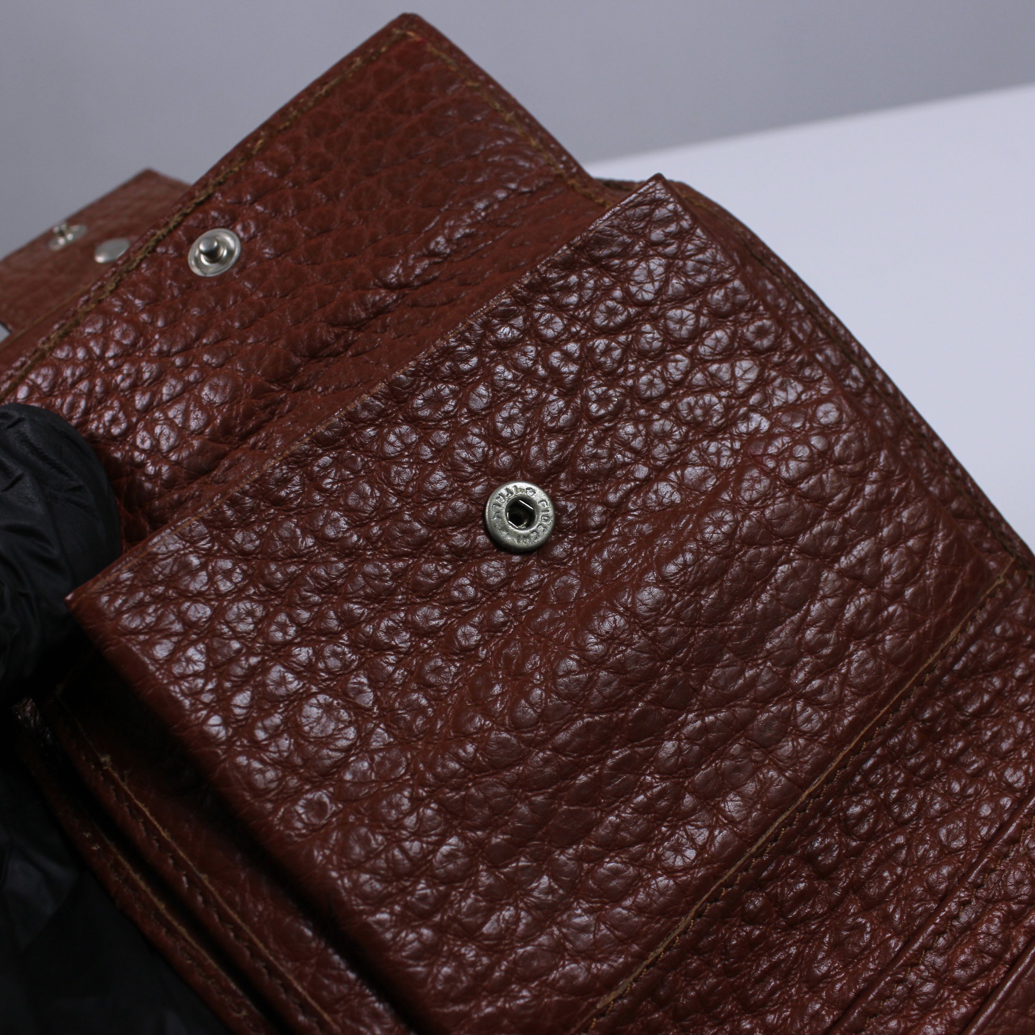Trussardi Trussardi vintage leather brown wallets rarity Size ONE SIZE - 3 Thumbnail