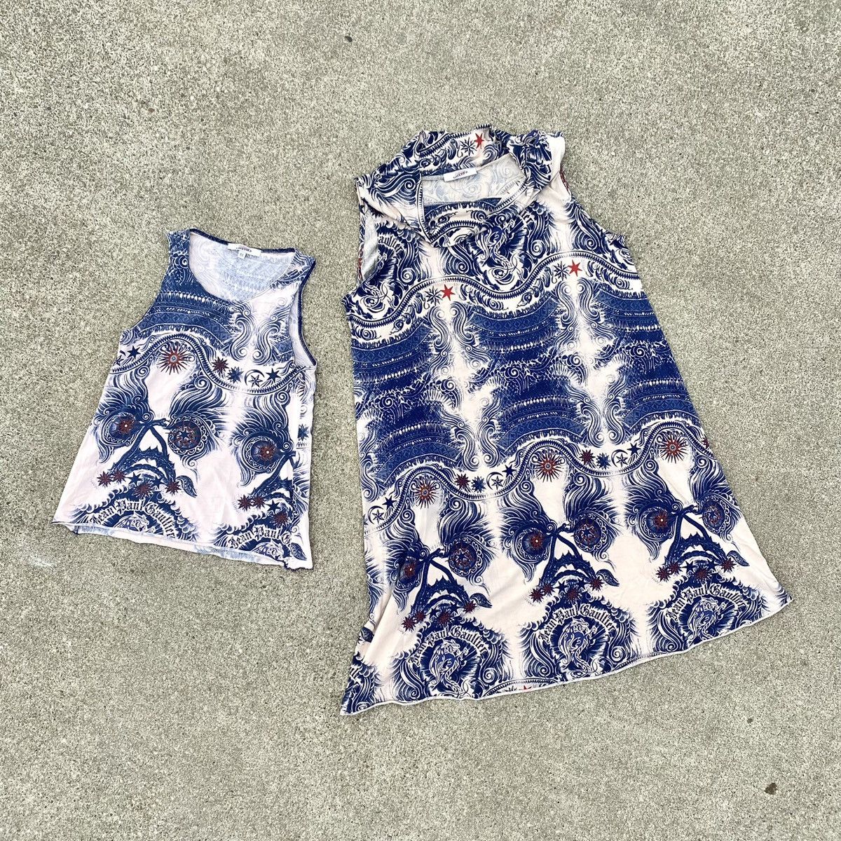 Jean Paul Gaultier Jean Paul Gaultier Junior Tribal Mesh Tanktop Size XS / US 0-2 / IT 36-38 - 3 Thumbnail