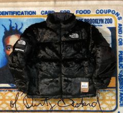 Supreme North Face Faux Fur Nuptse Jacket | Grailed