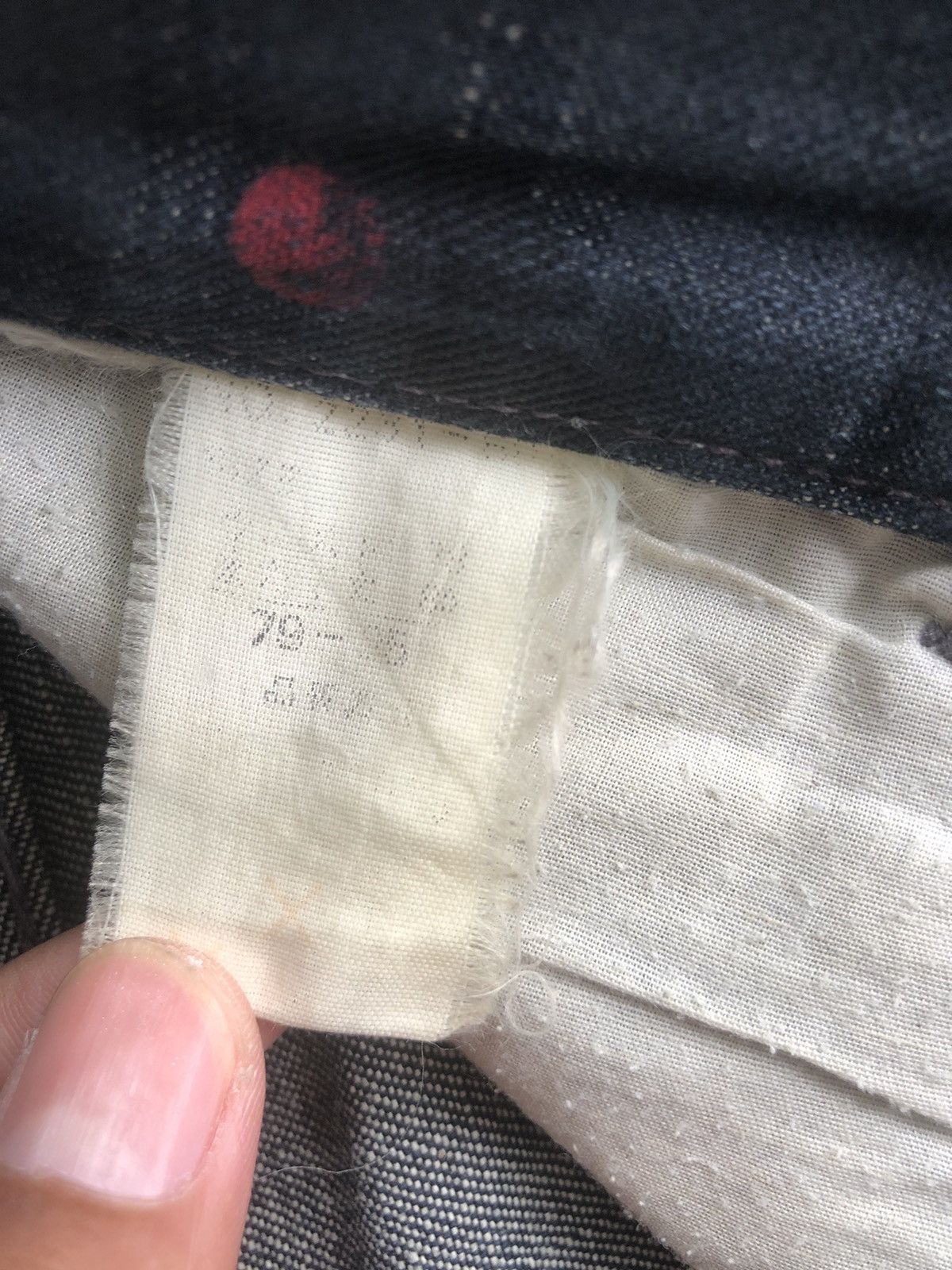 Japanese Brand Japanese Moderm Full Print Jeans Distressed Jeans Splatter Size US 31 - 16 Thumbnail