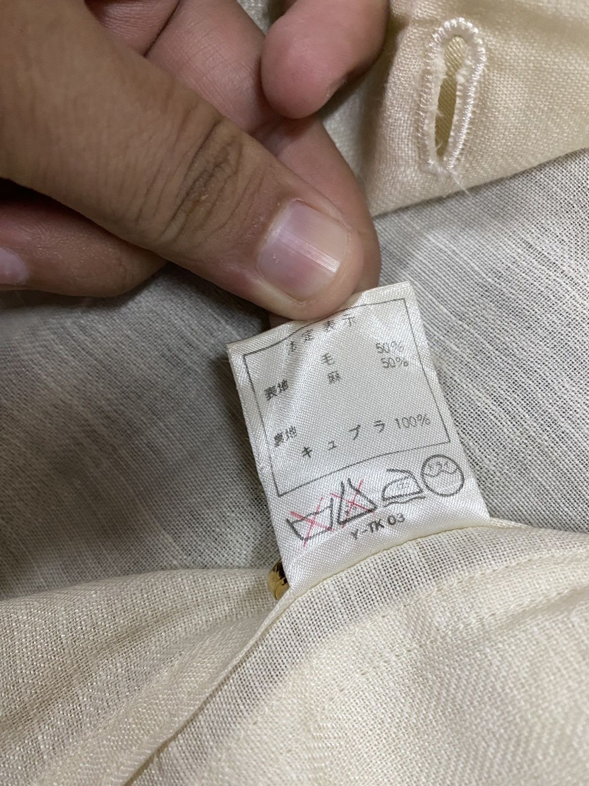 Christian Dior Monsieur Vtg🔥Christian Dior Sports Gold Button Single Breasted Linen Size 38R - 17 Thumbnail